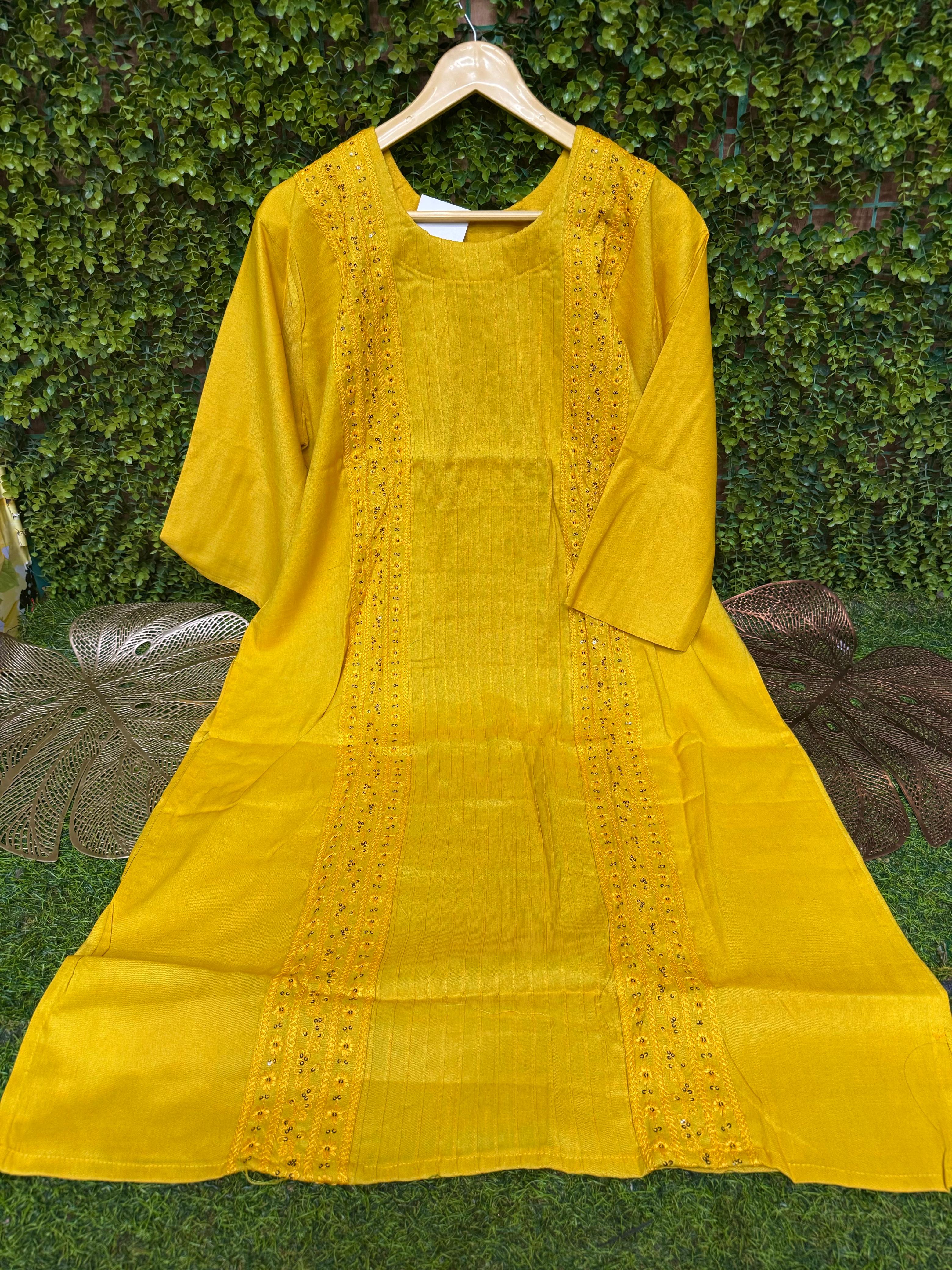 PLUS SIZE - SIDE OPEN KURTIS