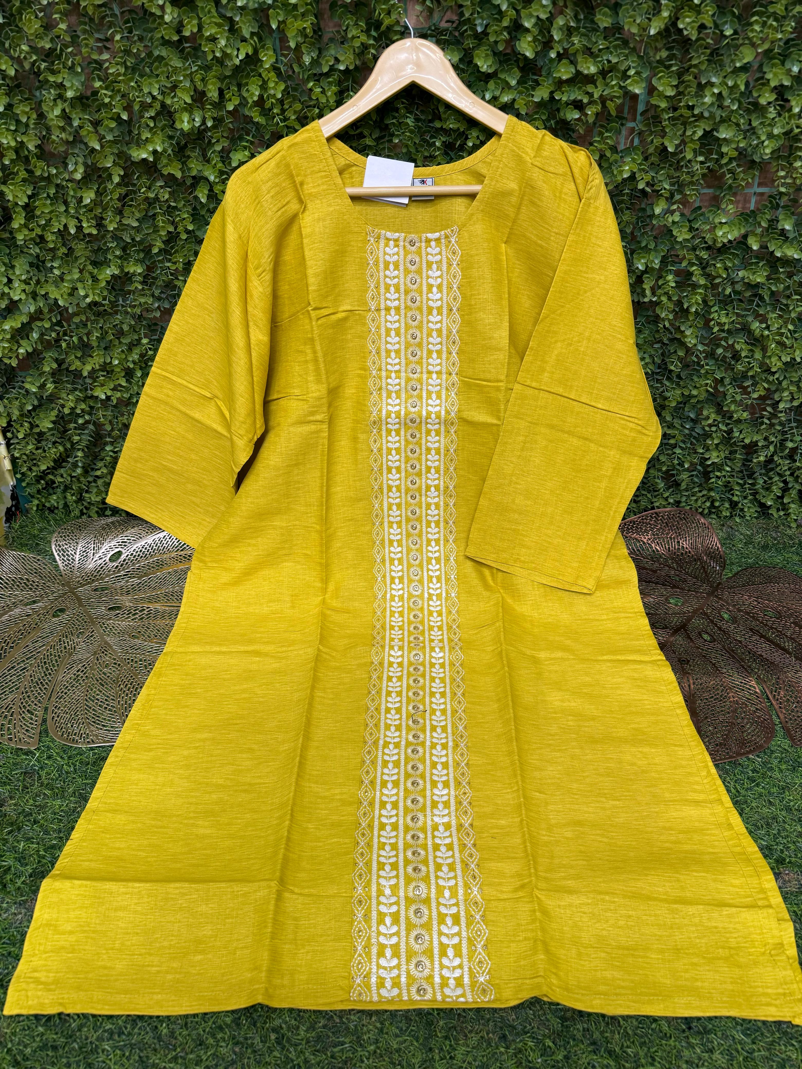 PLUS SIZE - SIDE OPEN KURTIS