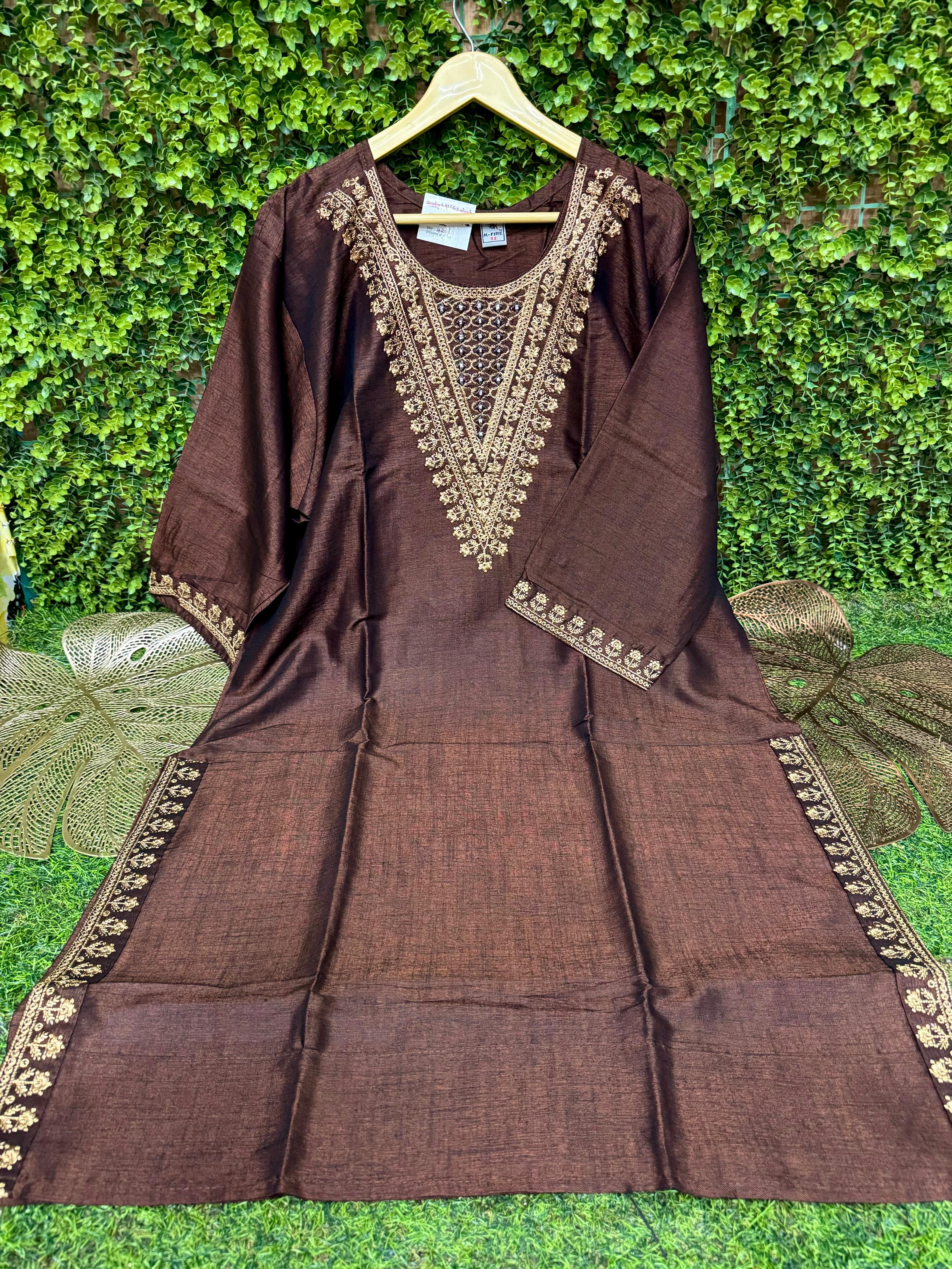 PLUS SIZE - SIDE OPEN KURTIS