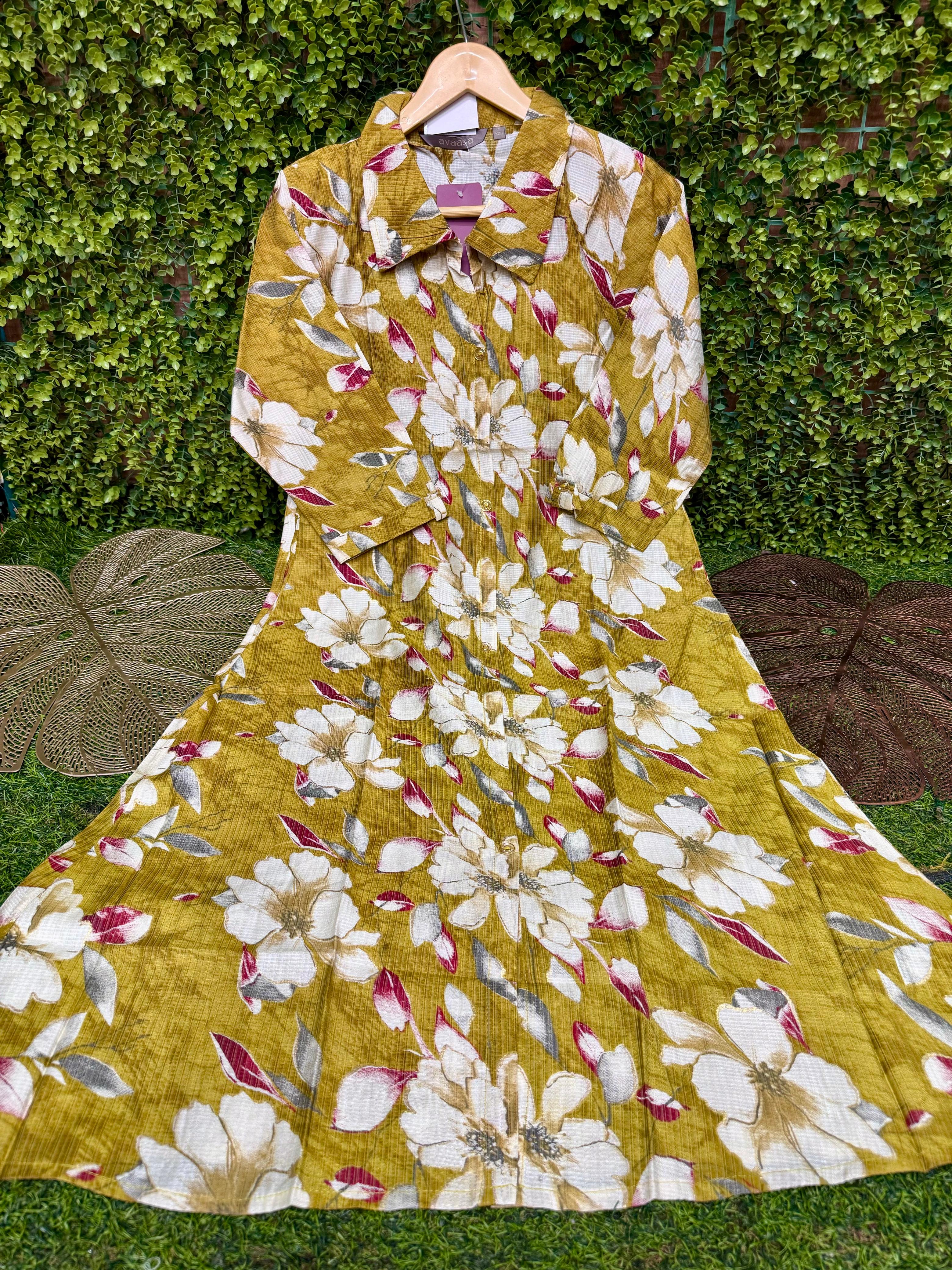 A - LINE UMBRELLA KURTIS