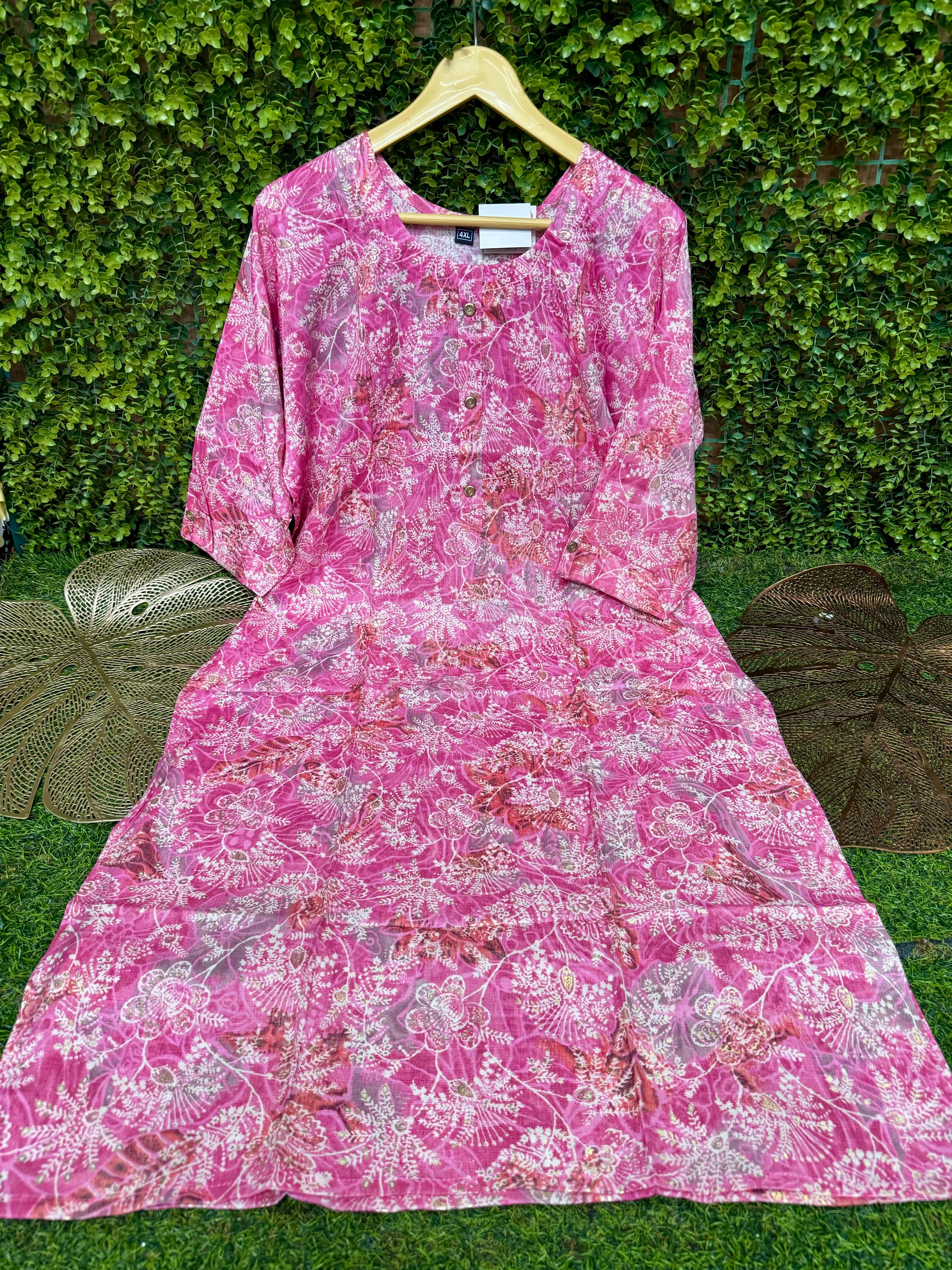 PLUS SIZE - SIDE OPEN KURTIS