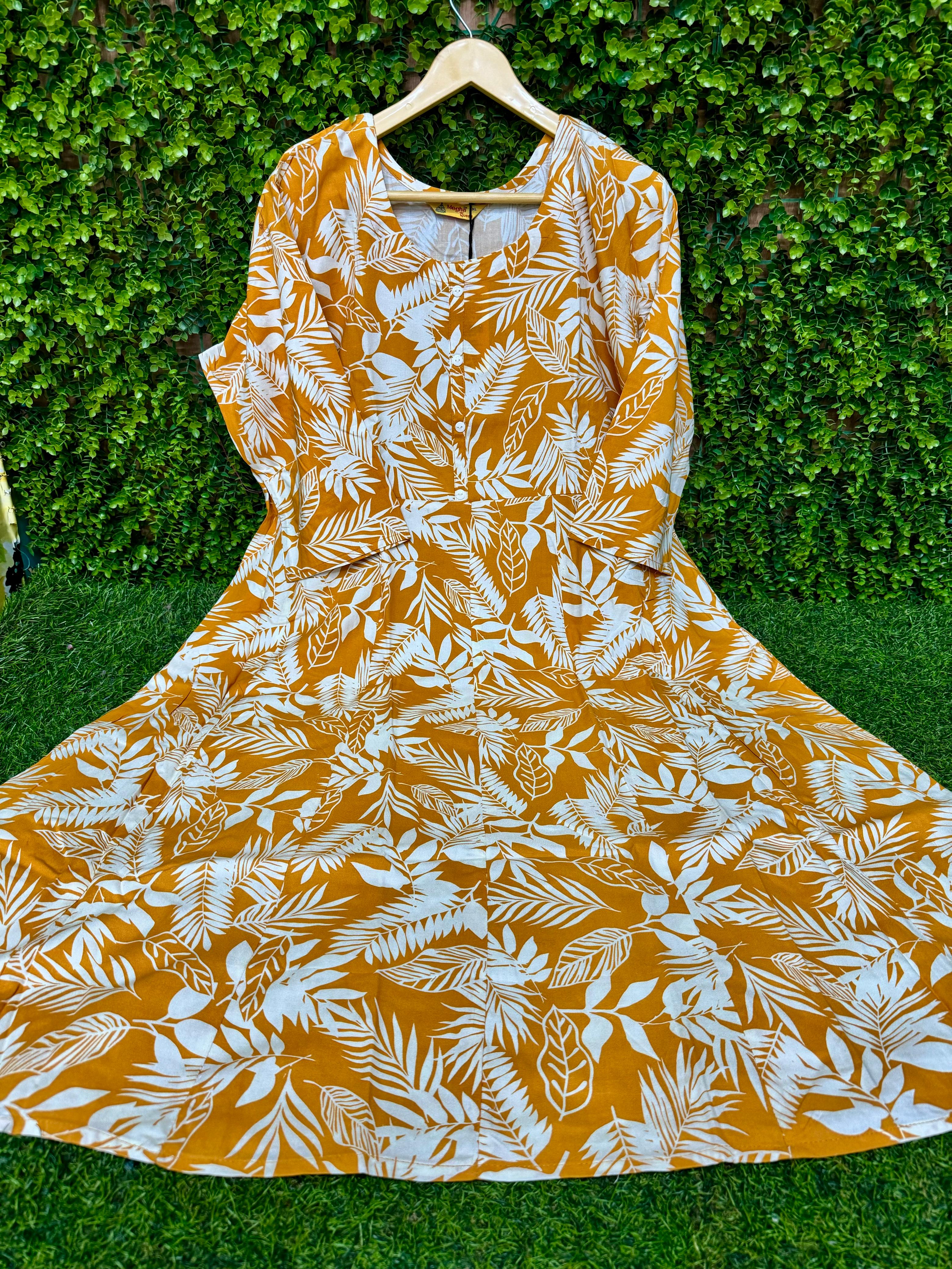 PLUS SIZE - UMBRELLA KURTIS