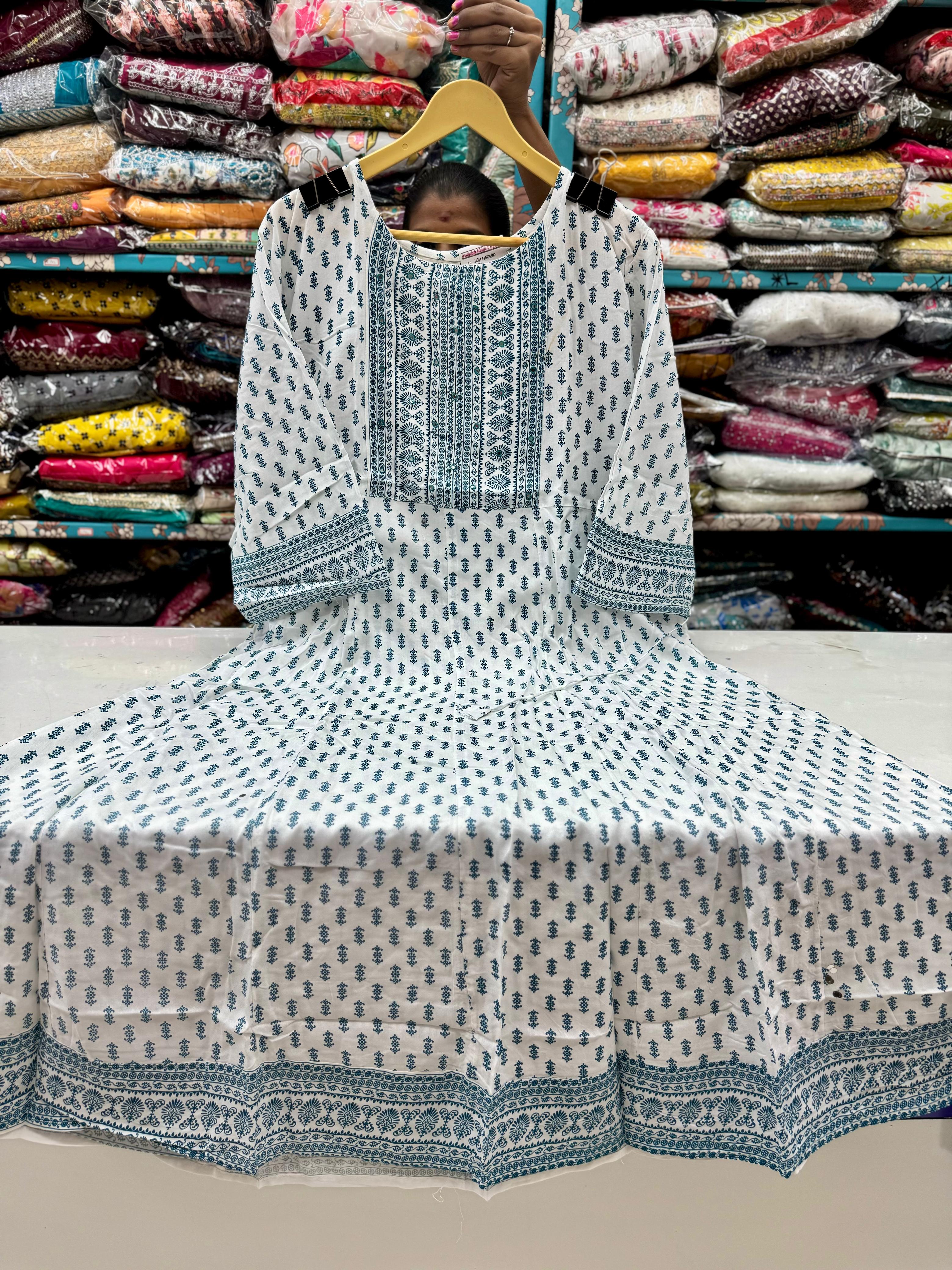 PLUS SIZE - LONG UMBRELLA KURTIS
