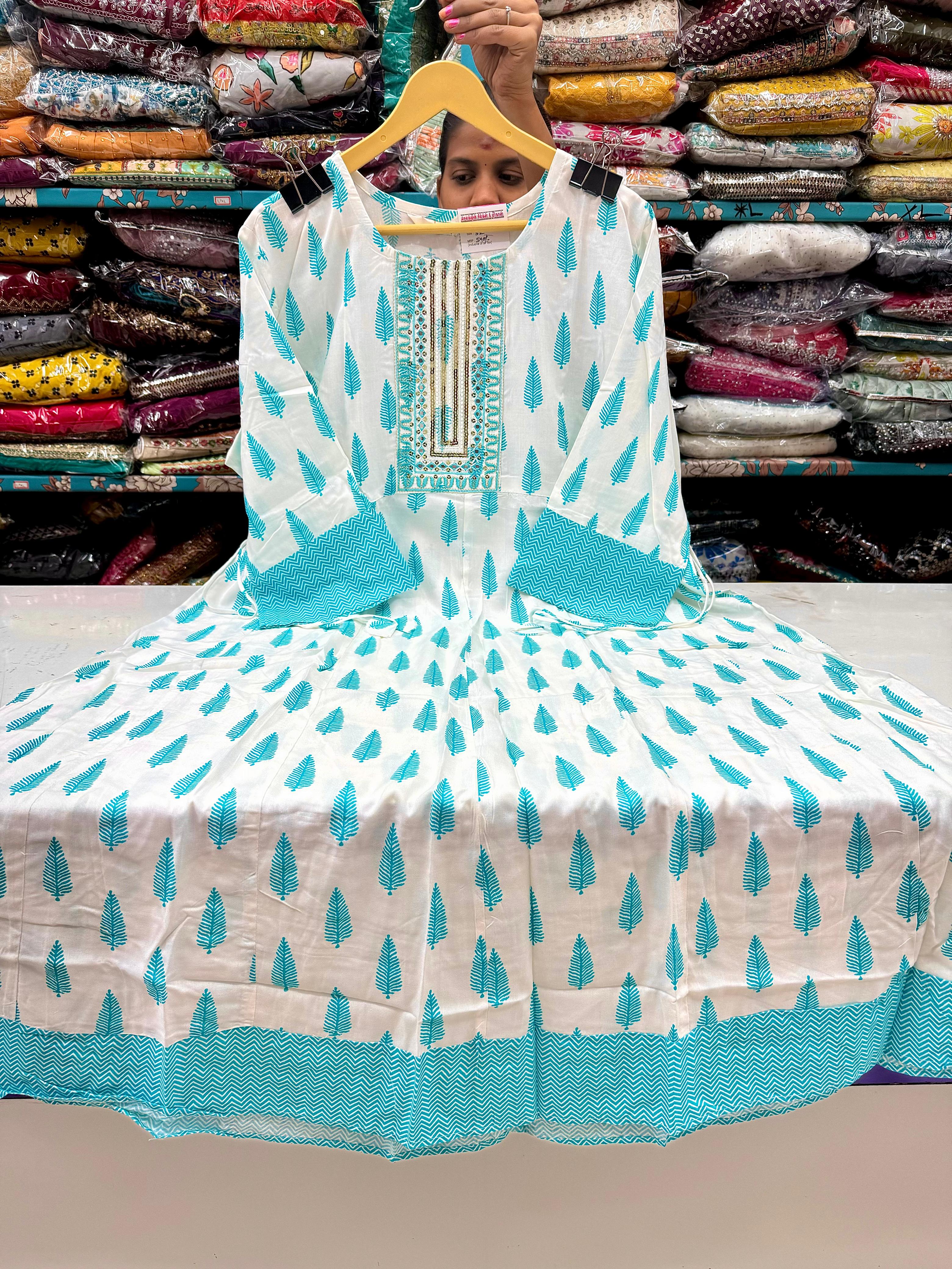 PLUS SIZE - LONG UMBRELLA KURTIS