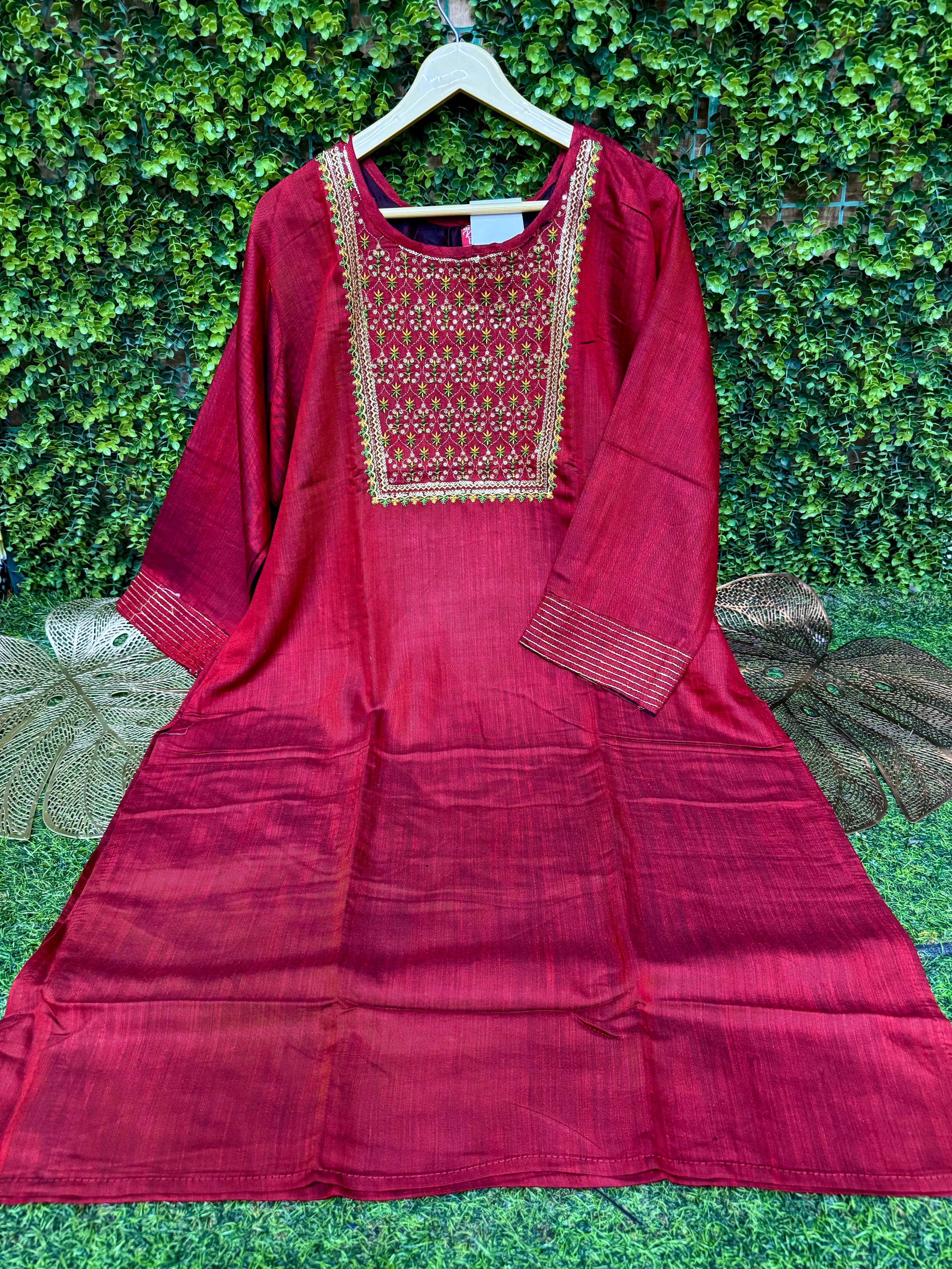 PLUS SIZE - SIDE OPEN KURTIS