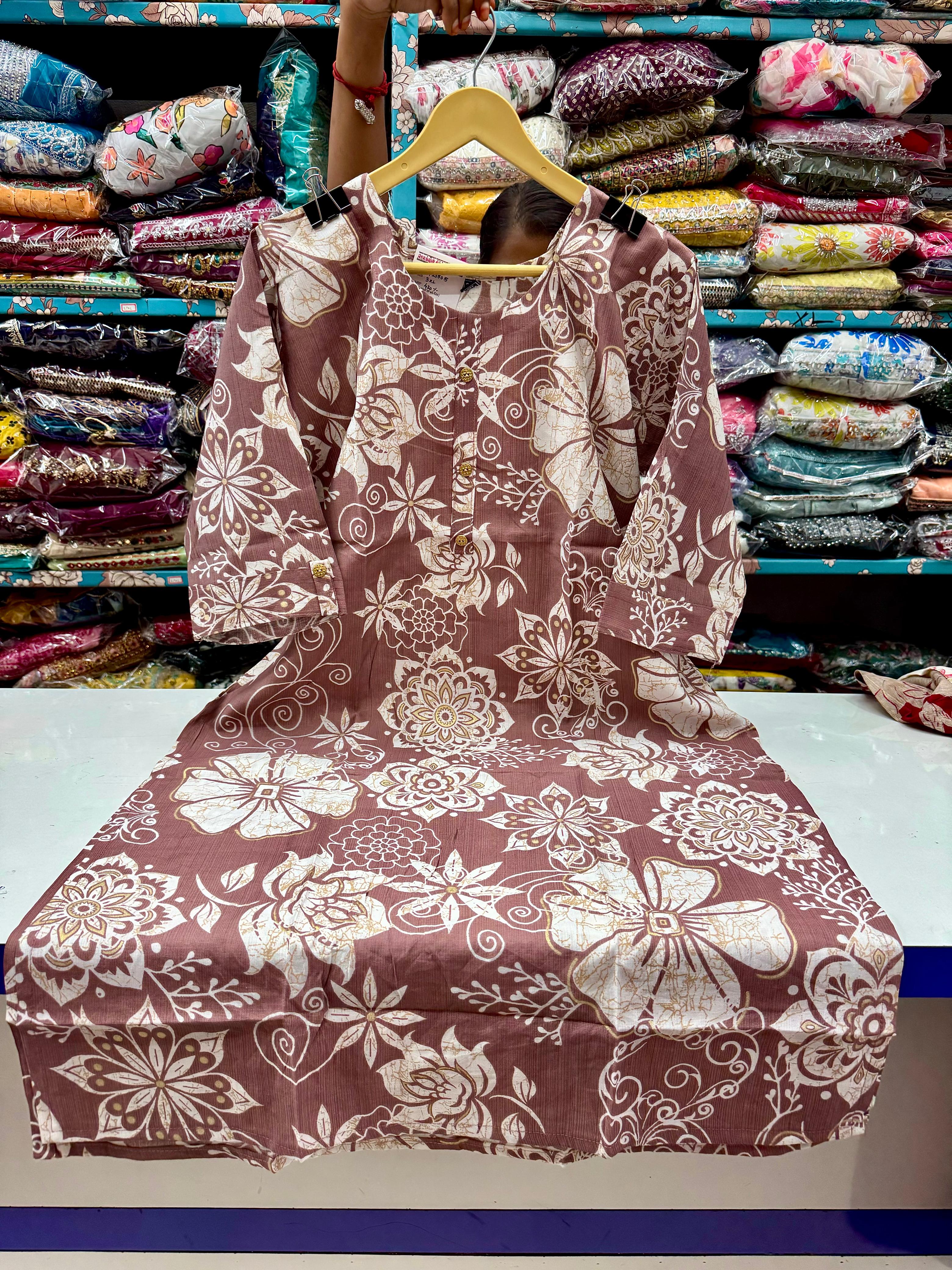 PLUS SIZE - SIDE OPEN KURTIS