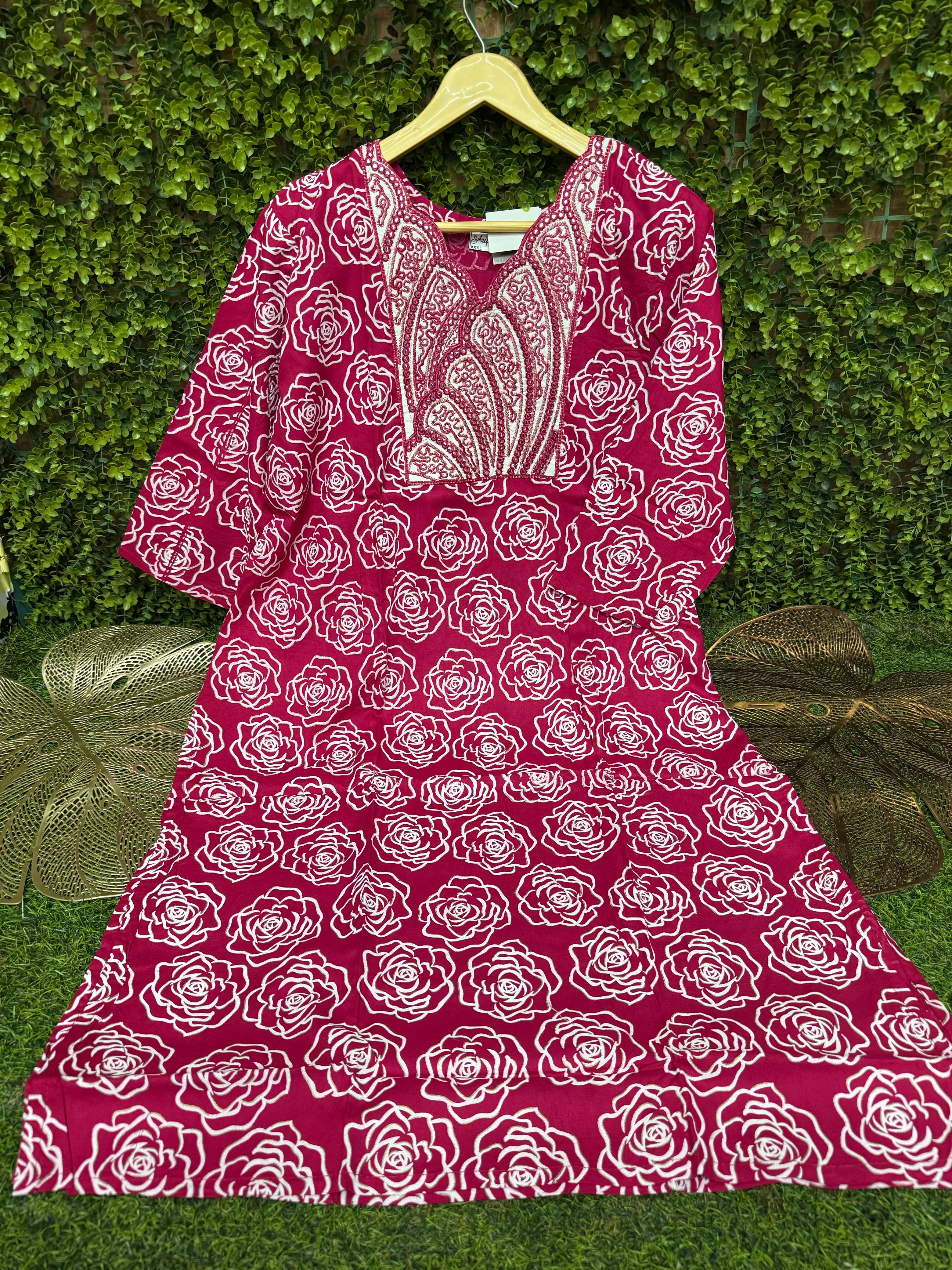 PLUS SIZE - SIDE OPEN KURTIS