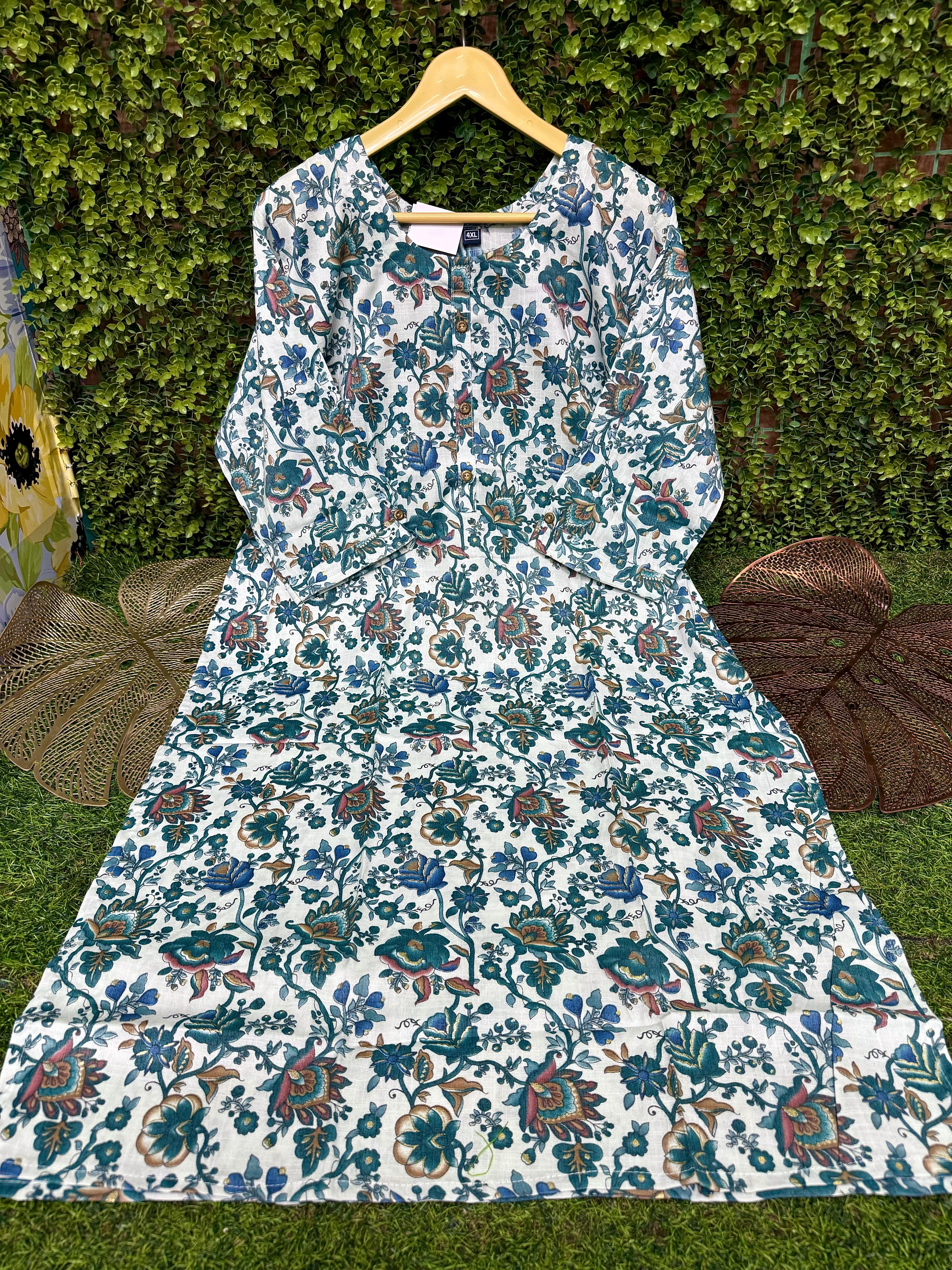 PLUS SIZE - SIDE OPEN KURTIS