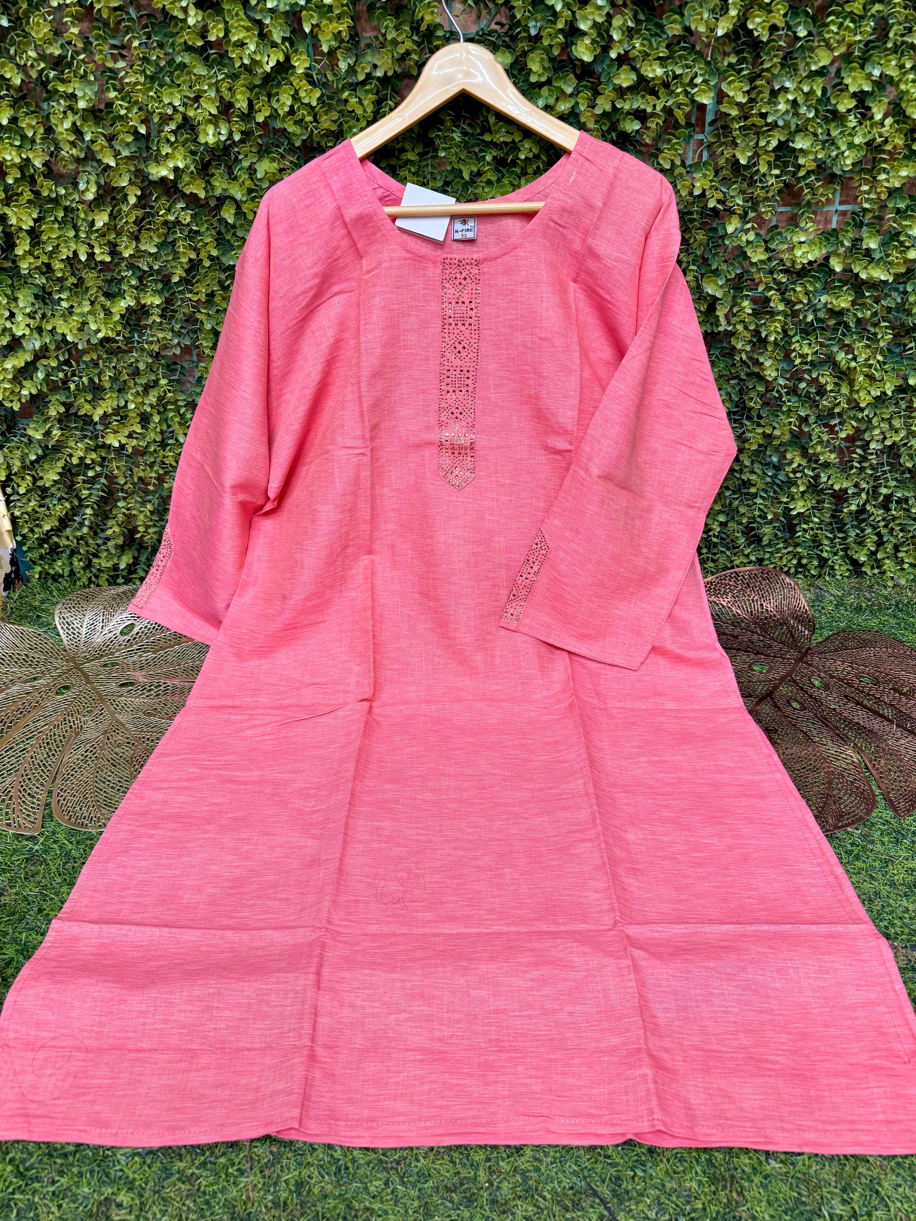 PLUS SIZE - SIDE OPEN KURTIS