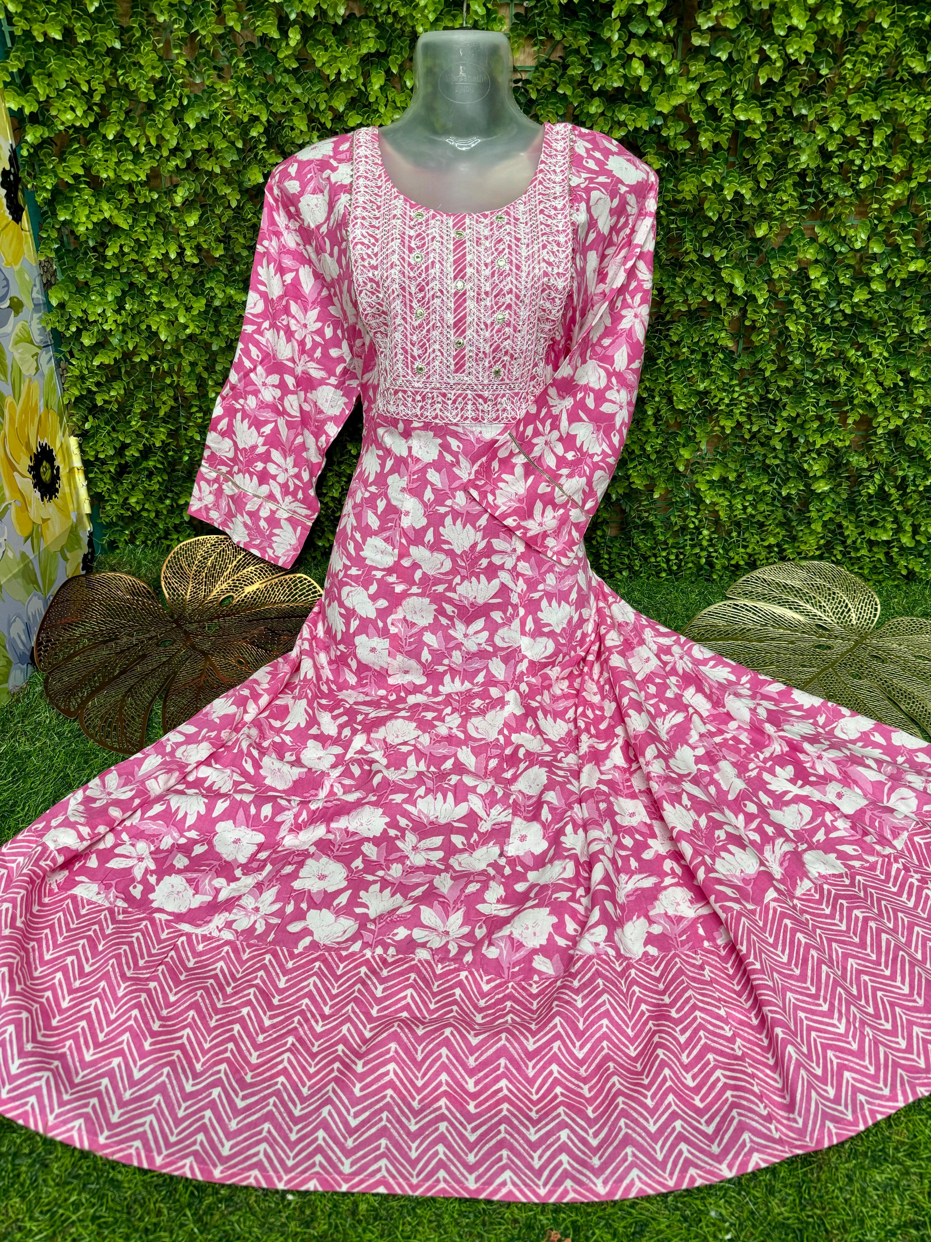 PLUS SIZE - LONG UMBRELLA KURTIS