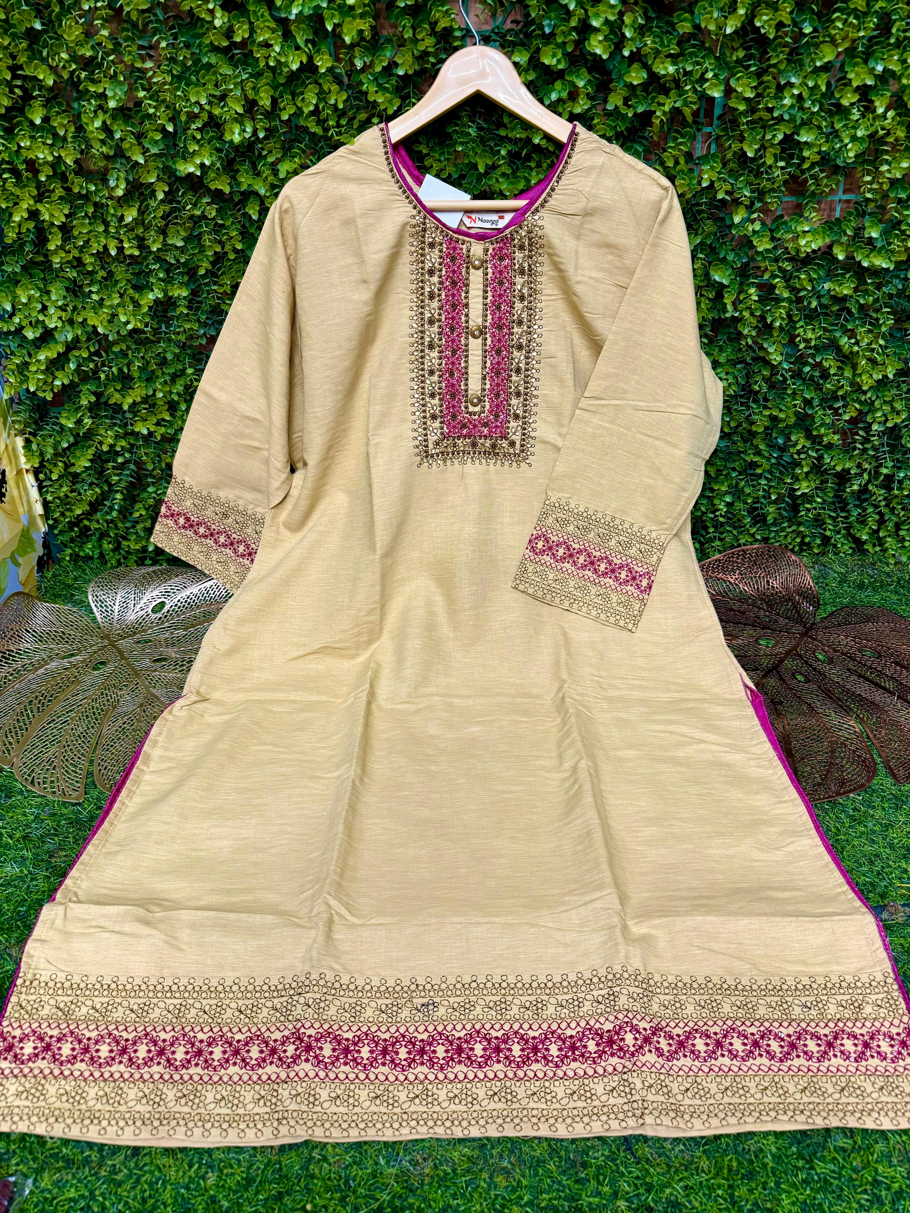 PLUS SIZE - SIDE OPEN KURTIS