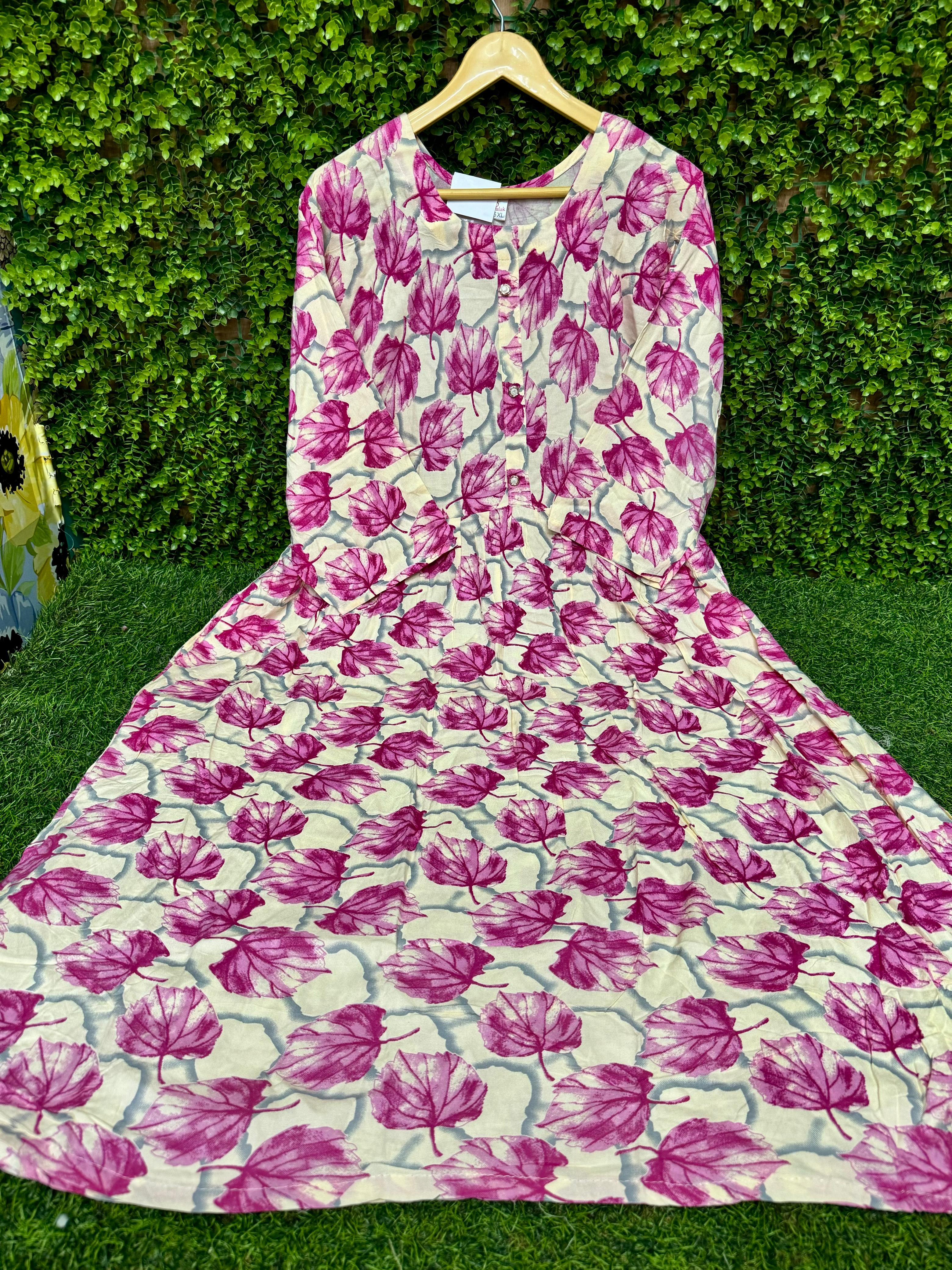 PLUS SIZE - UMBRELLA KURTIS