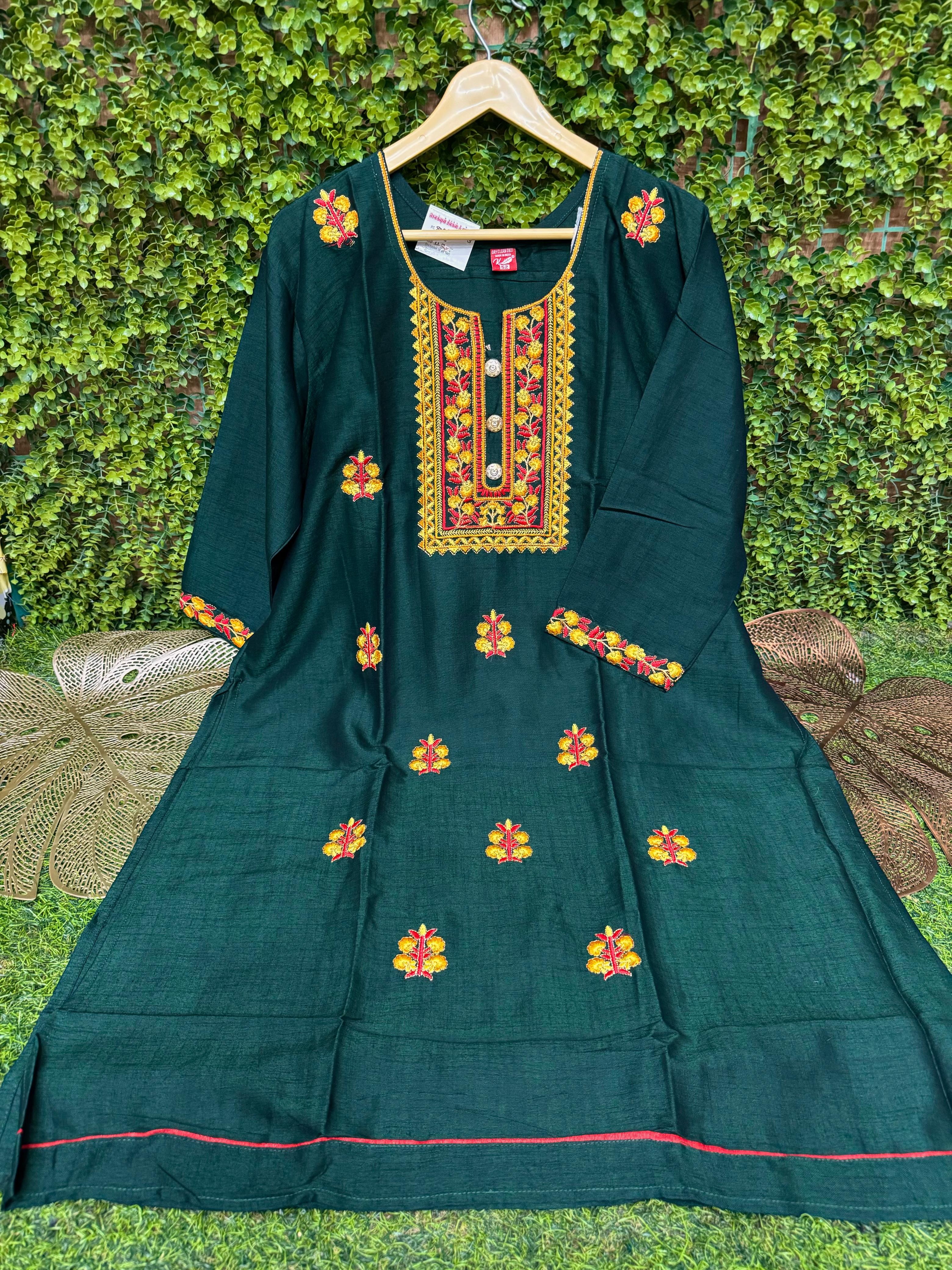 PLUS SIZE - SIDE OPEN KURTIS