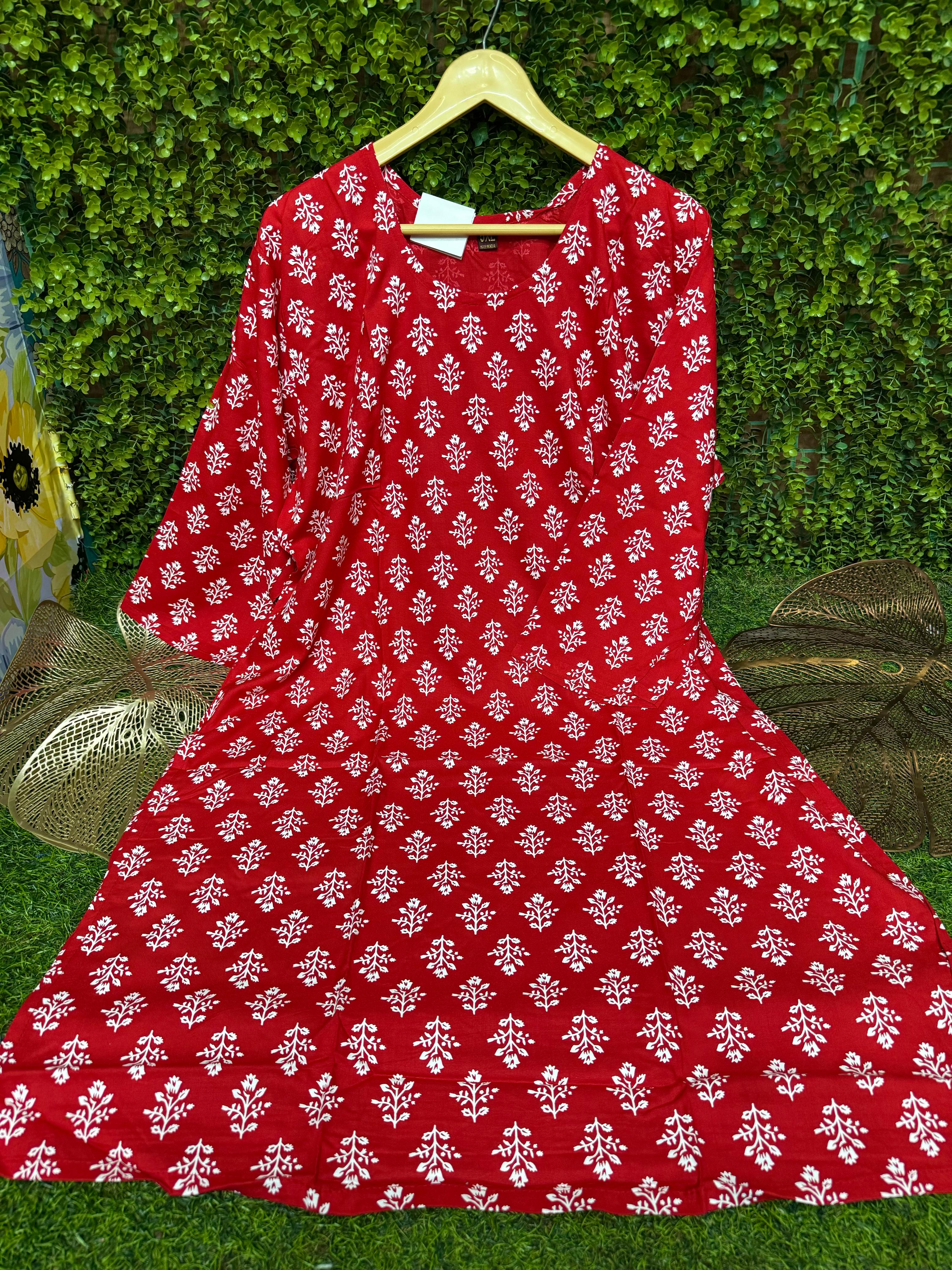 PLUS SIZE - SIDE OPEN KURTIS