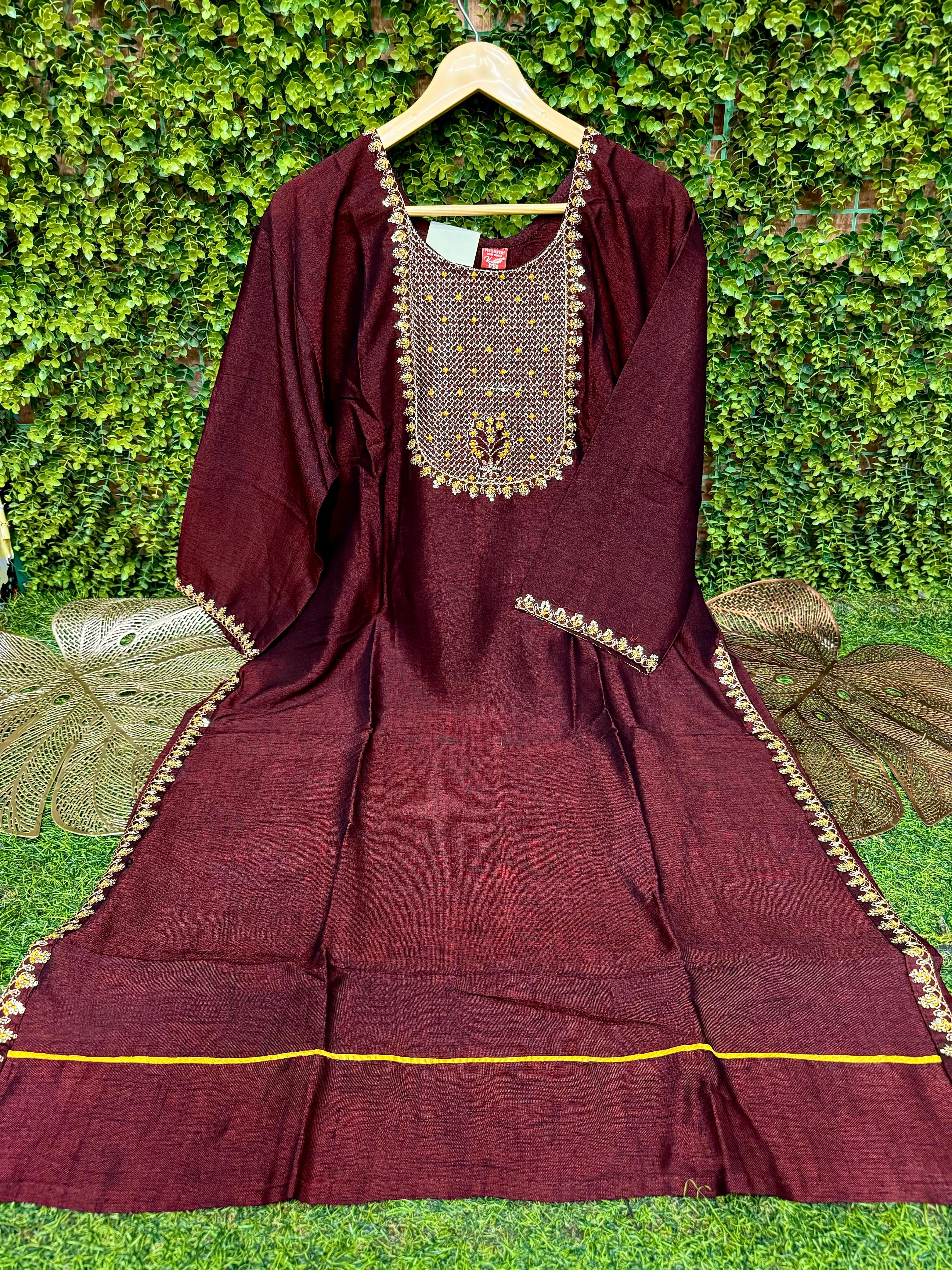 PLUS SIZE - SIDE OPEN KURTIS