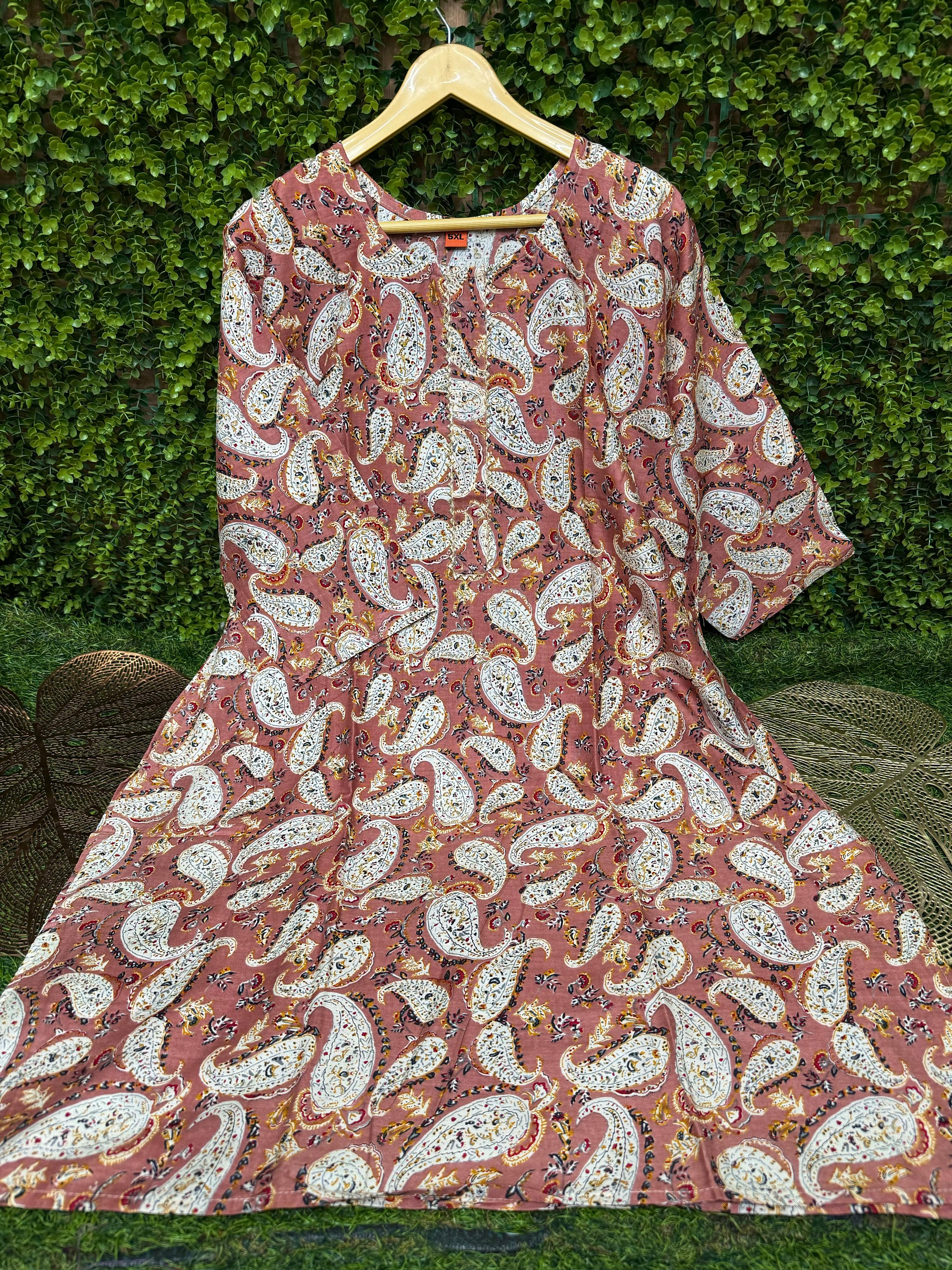 PLUS SIZE - SIDE OPEN KURTIS