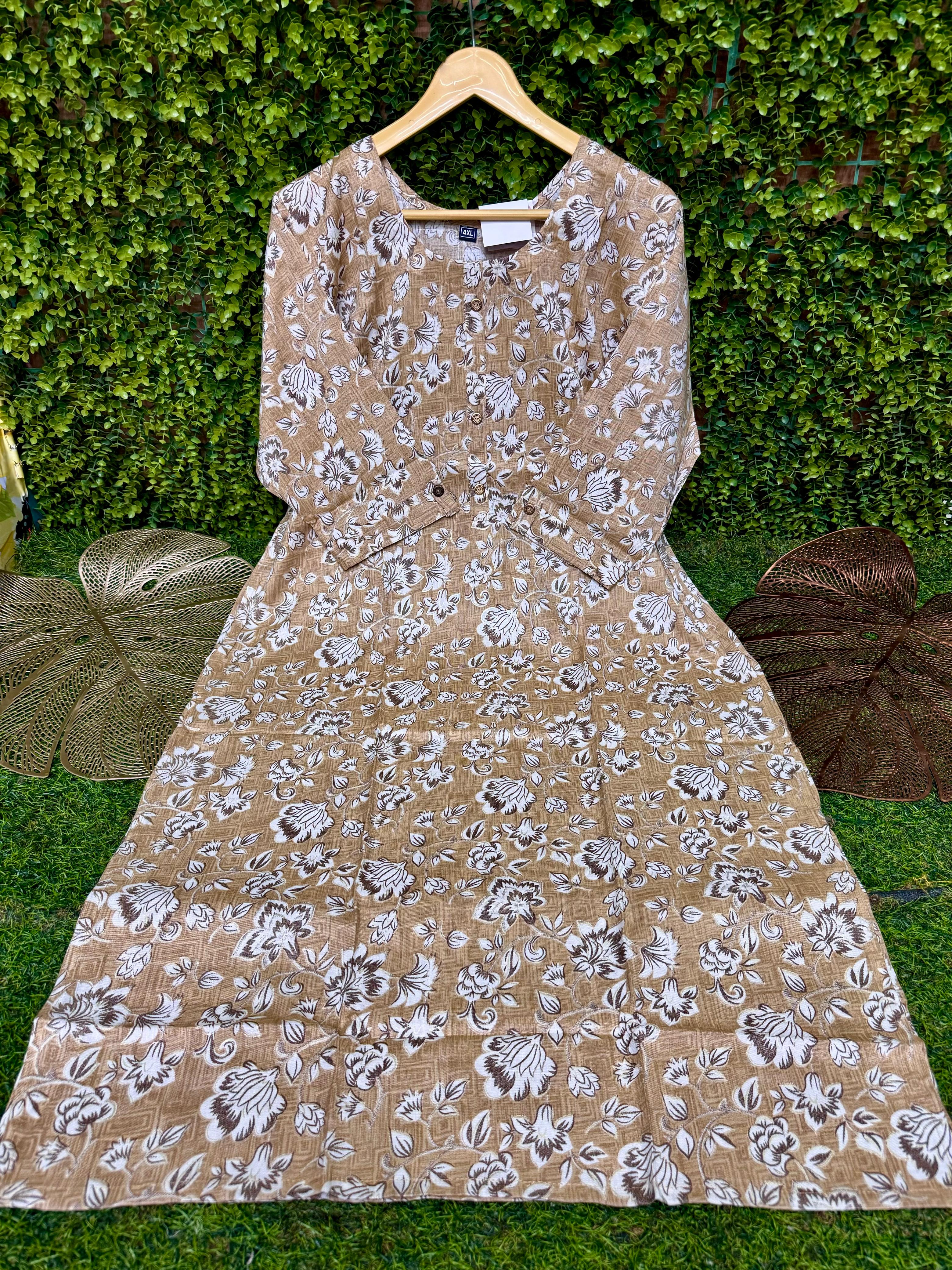 PLUS SIZE - SIDE OPEN KURTIS
