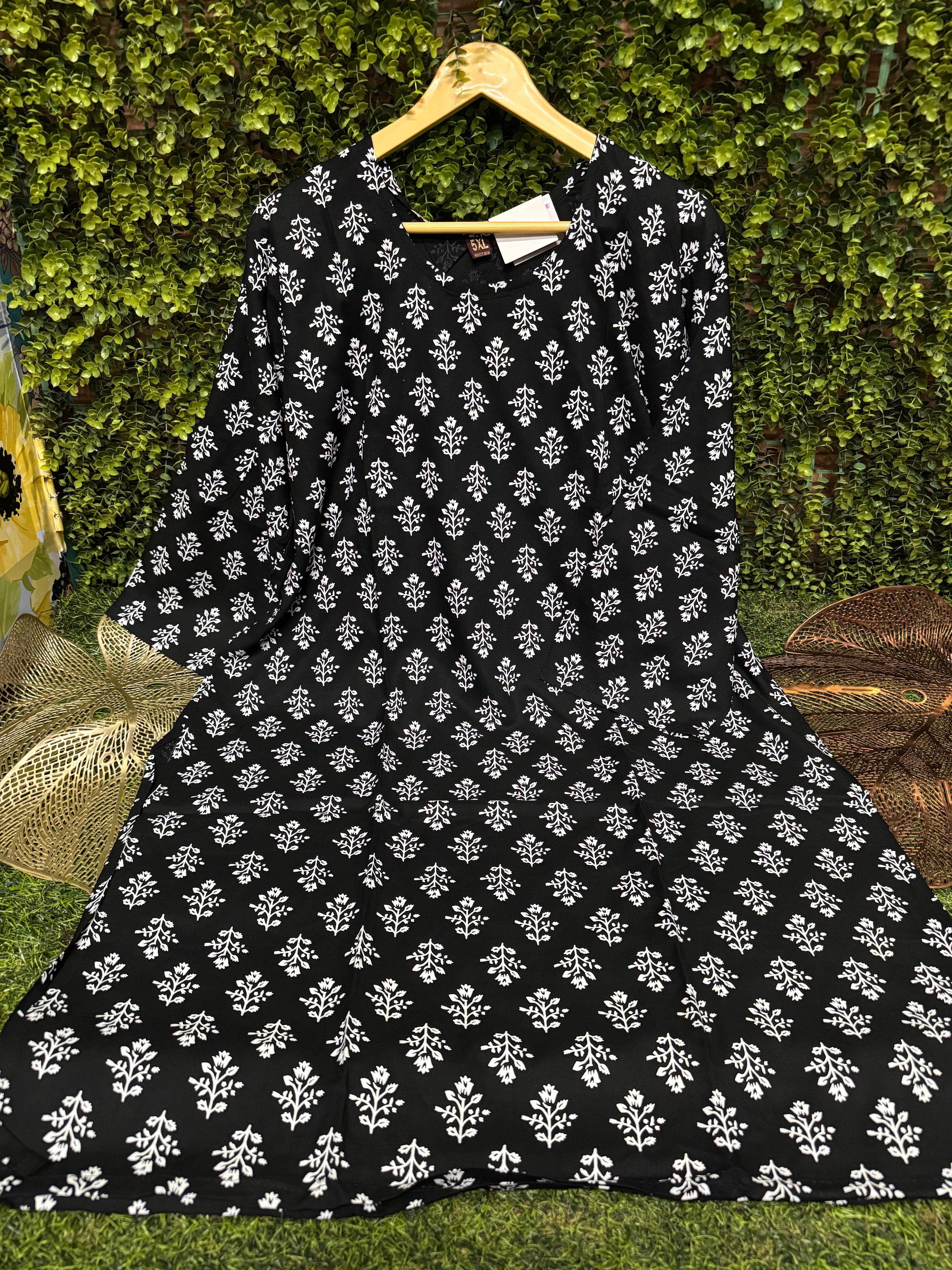 PLUS SIZE - SIDE OPEN KURTIS