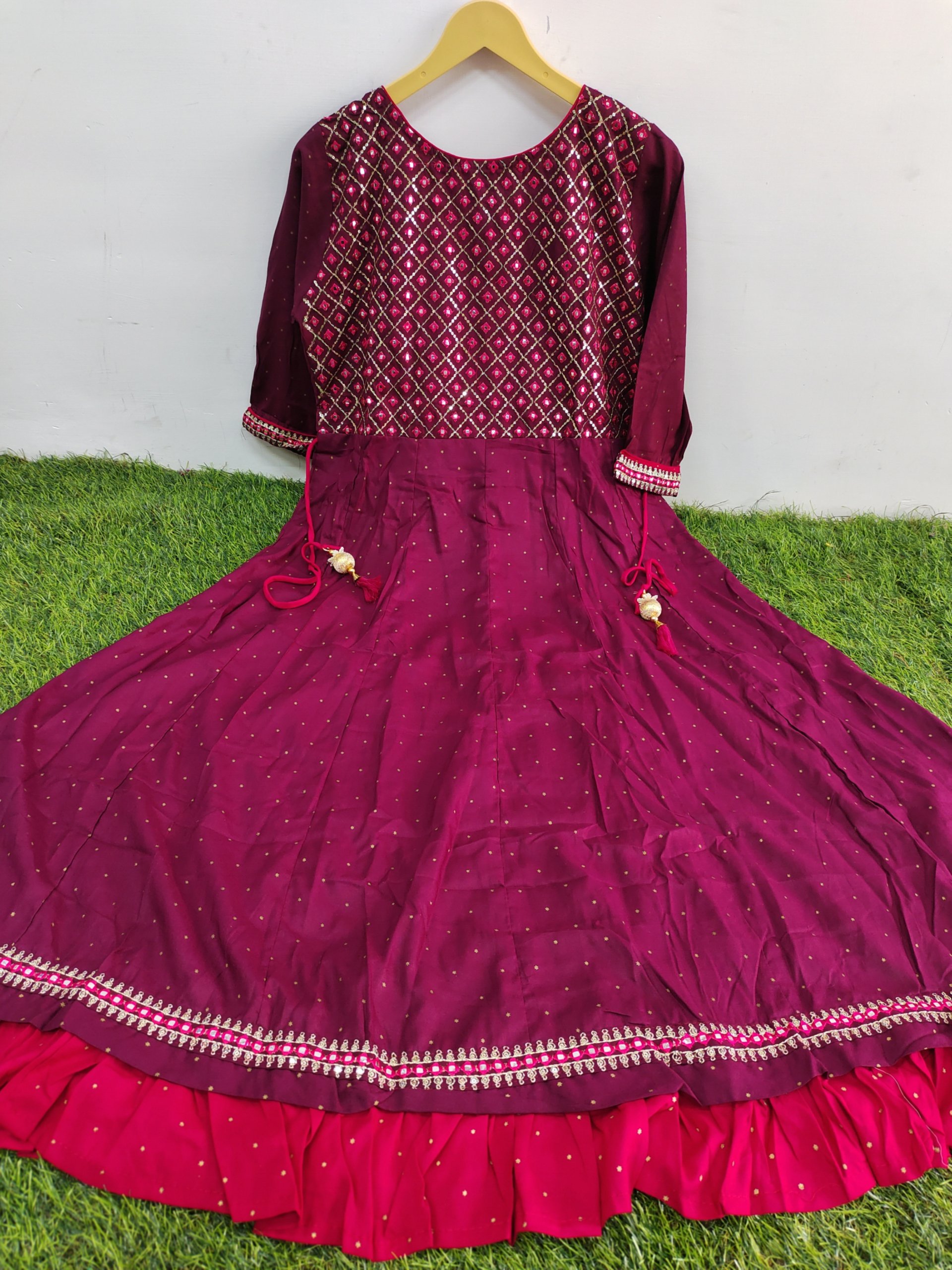 Party Wear Umbrella Kurtis