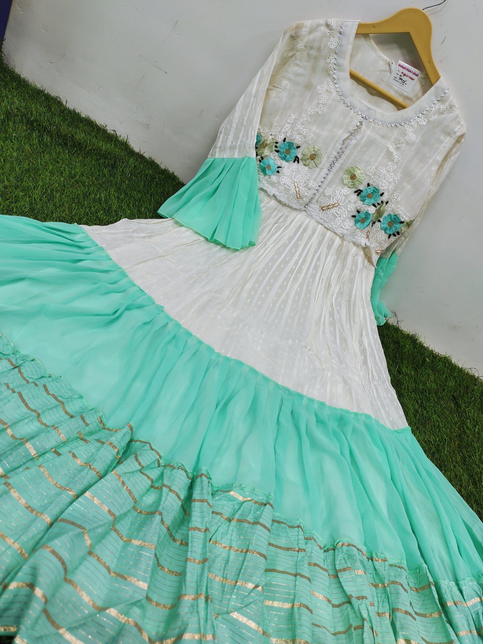 Party Wear Umbrella Kurtis