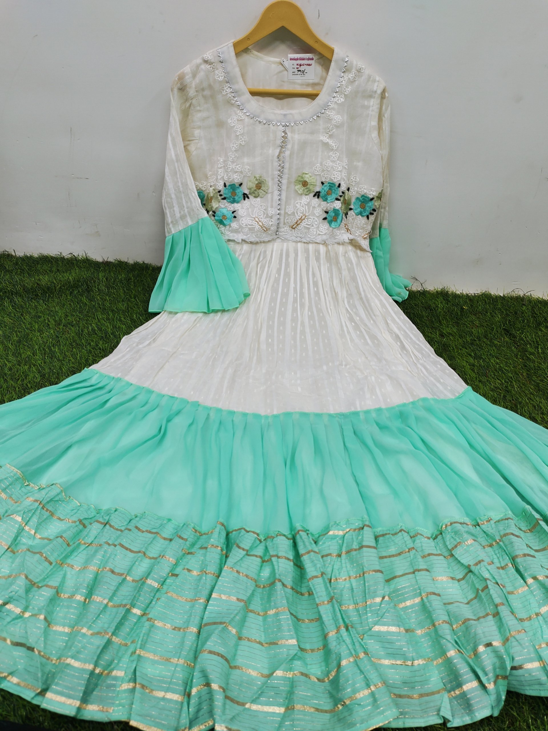 Party Wear Umbrella Kurtis