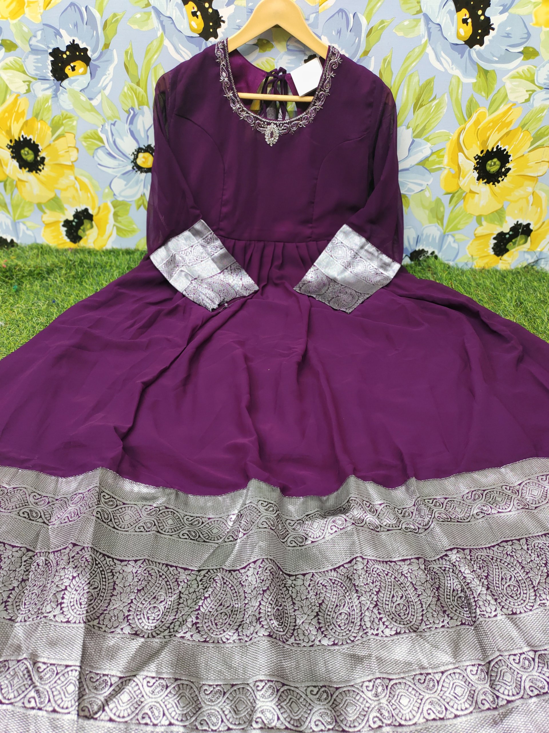 Party Wear Umbrella Kurtis