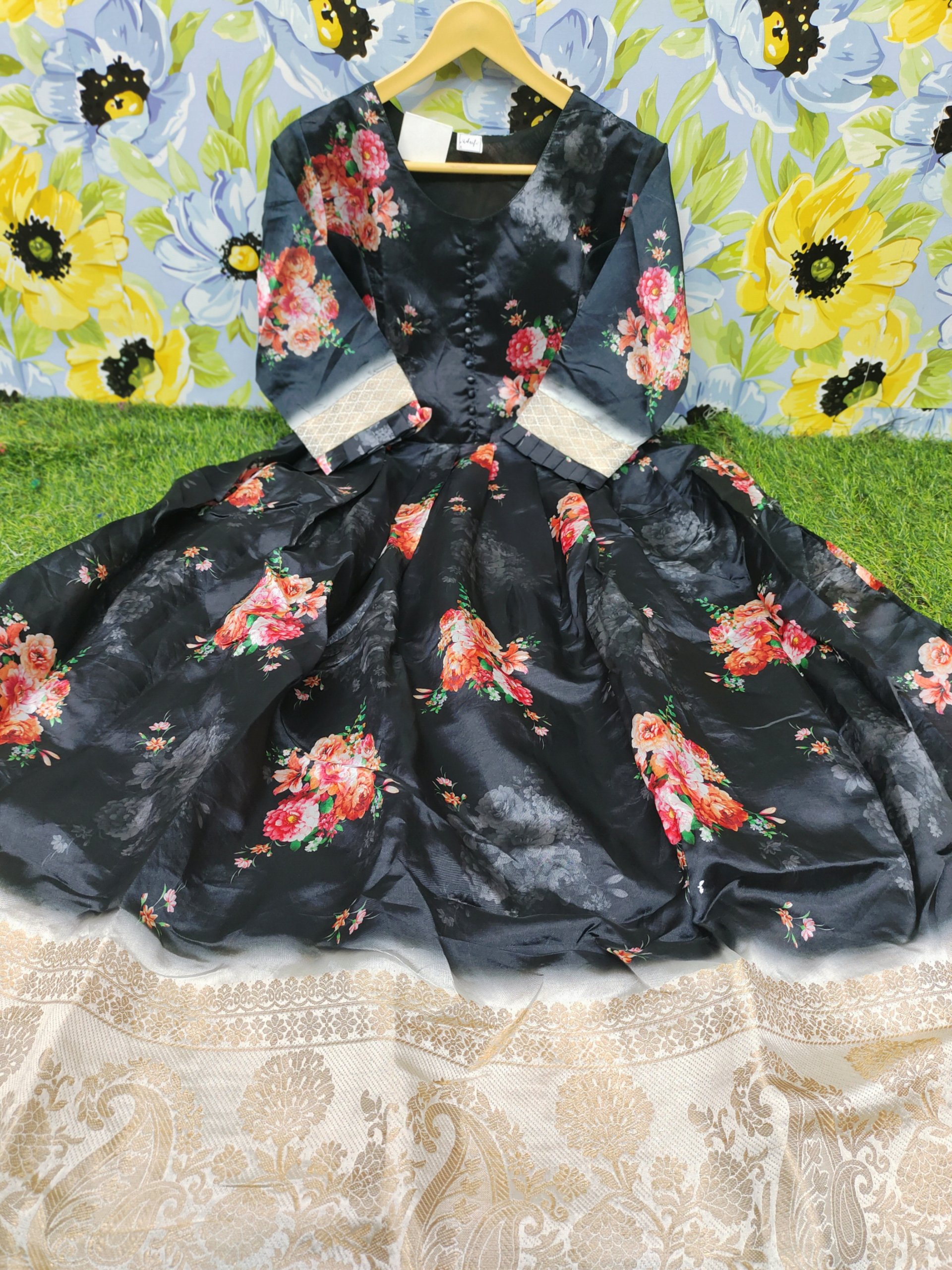 Party Wear Umbrella Kurtis