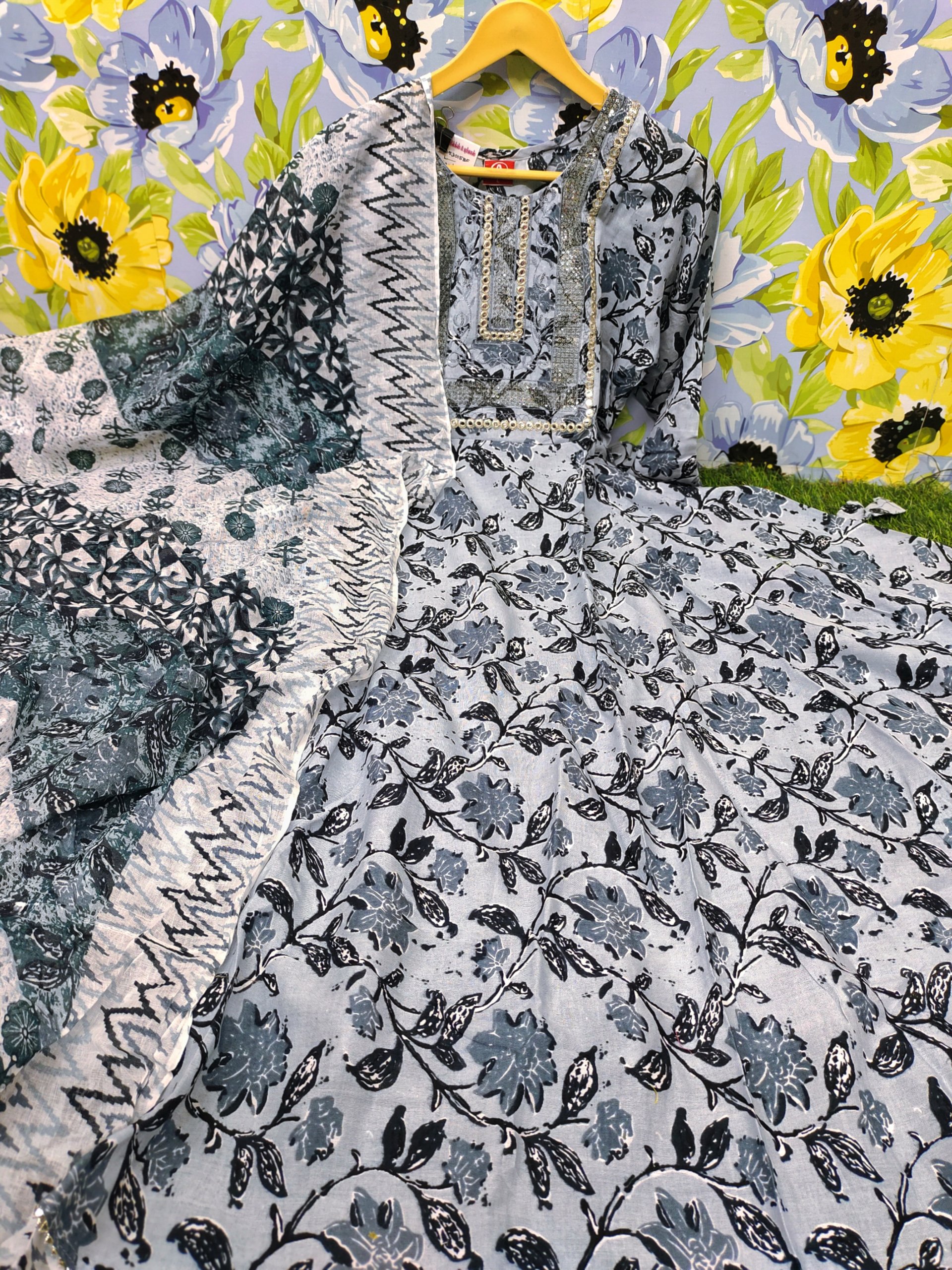 Umbrella Kurtis with Dupatta