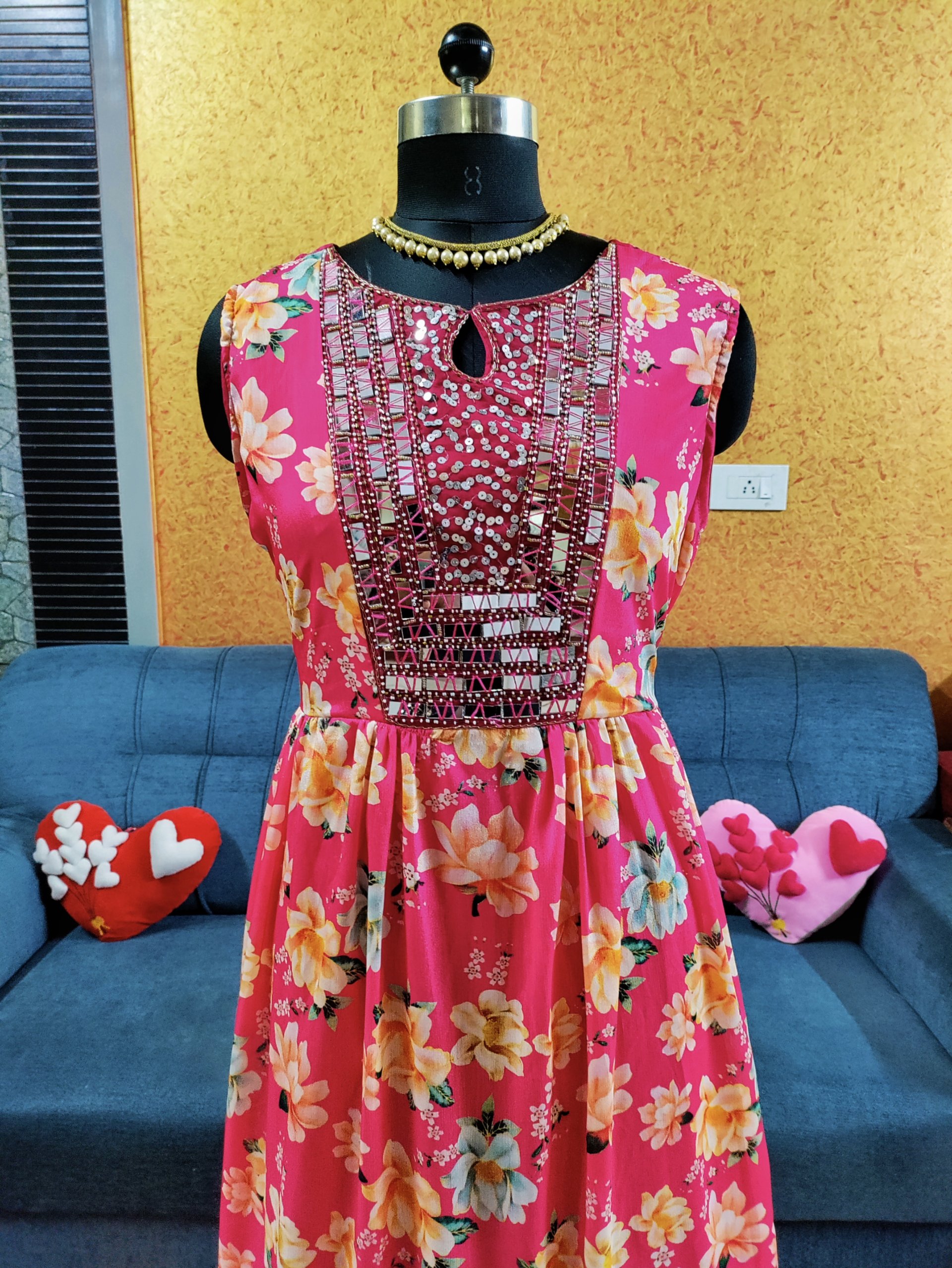 Mirror Work Kurti