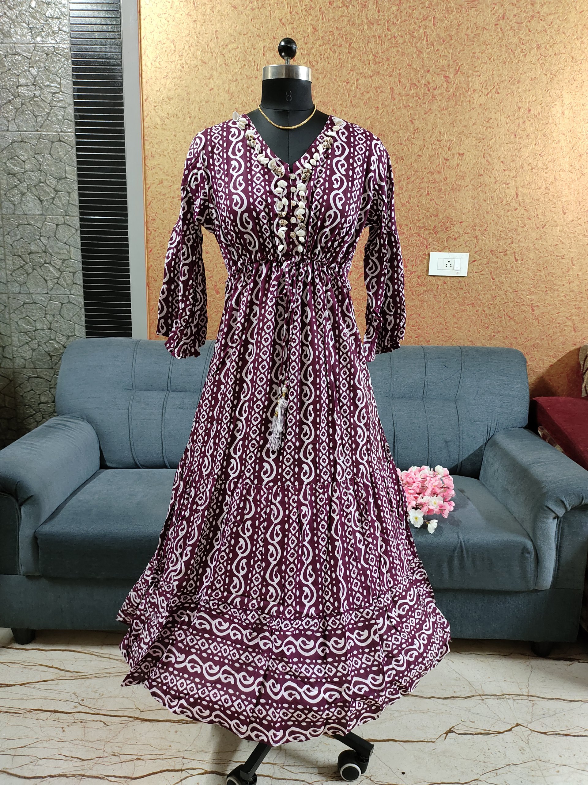 Party Wear Umbrella Kurtis