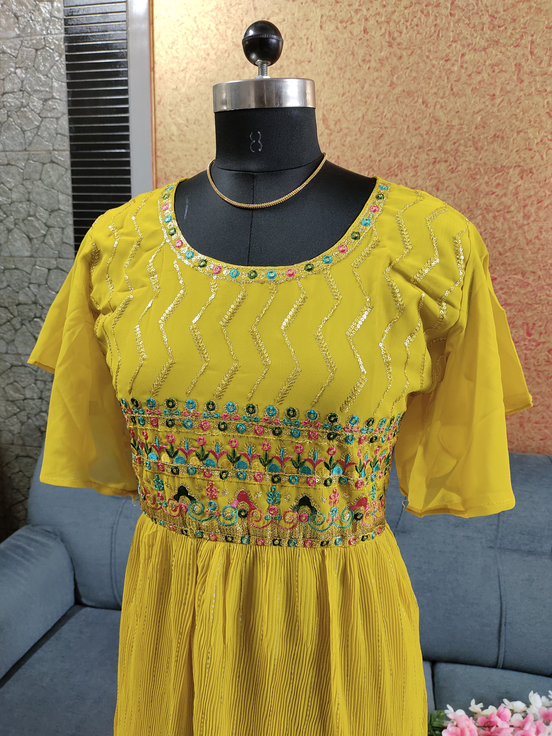 Party Wear Umbrella Kurtis