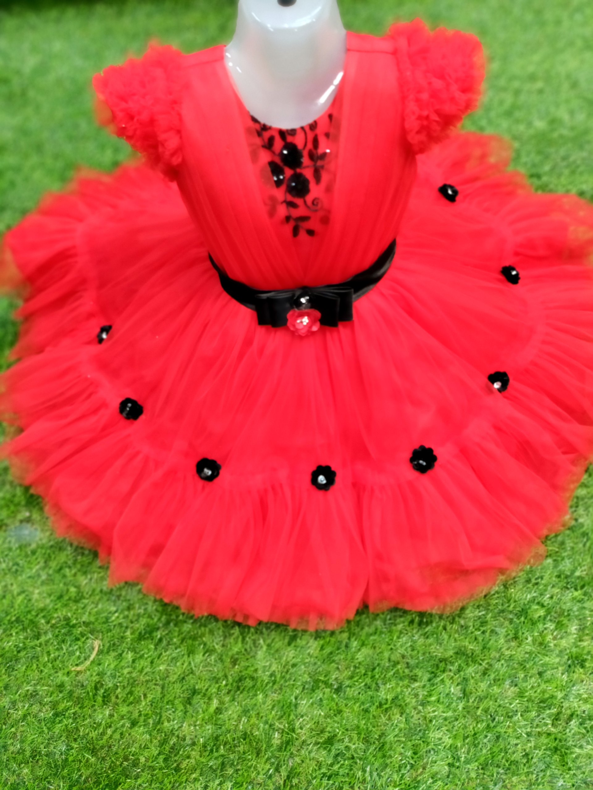 Party Wear Barbie Net Frocks