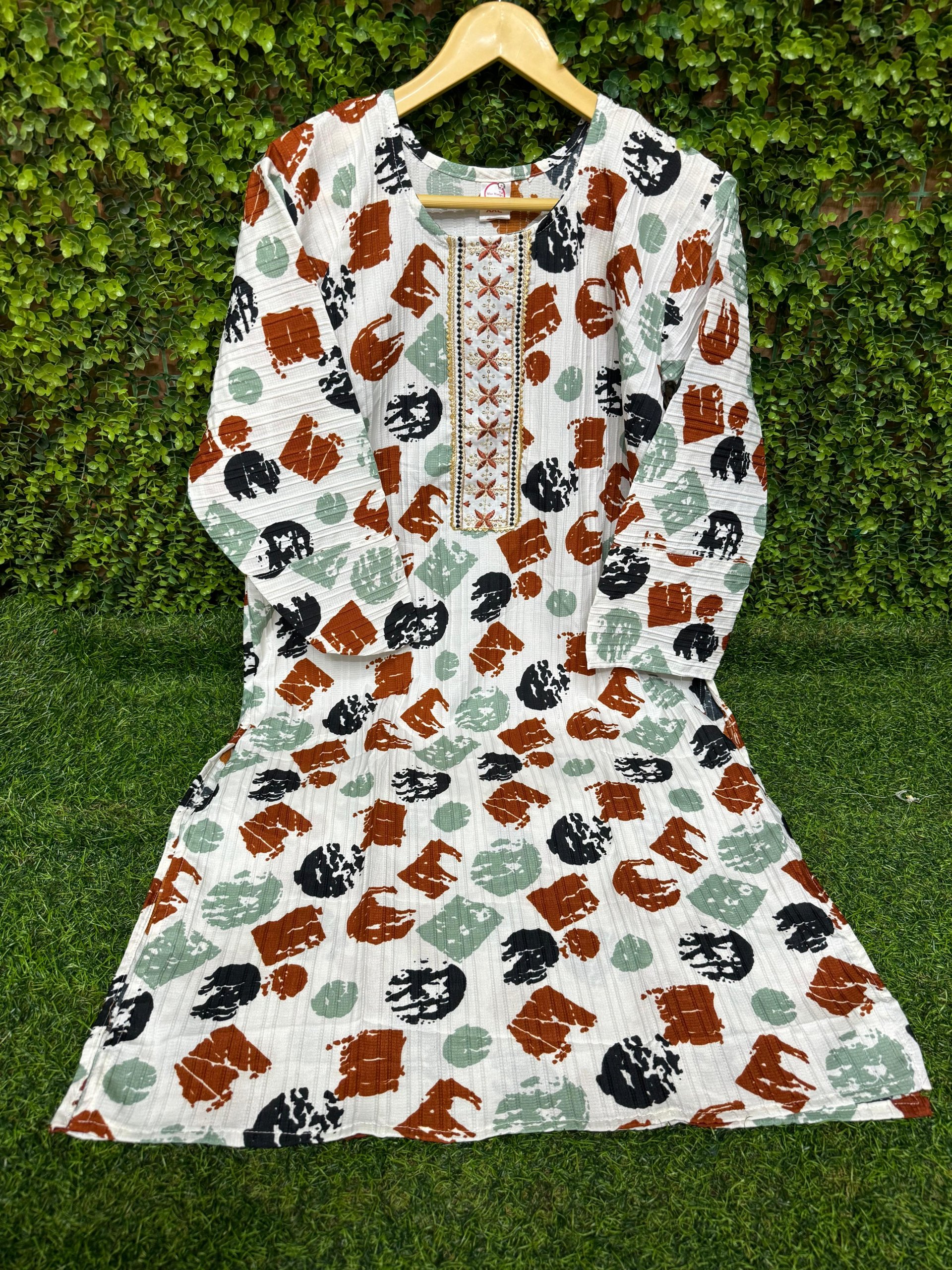 POPCORN SIDE CUT KURTIS