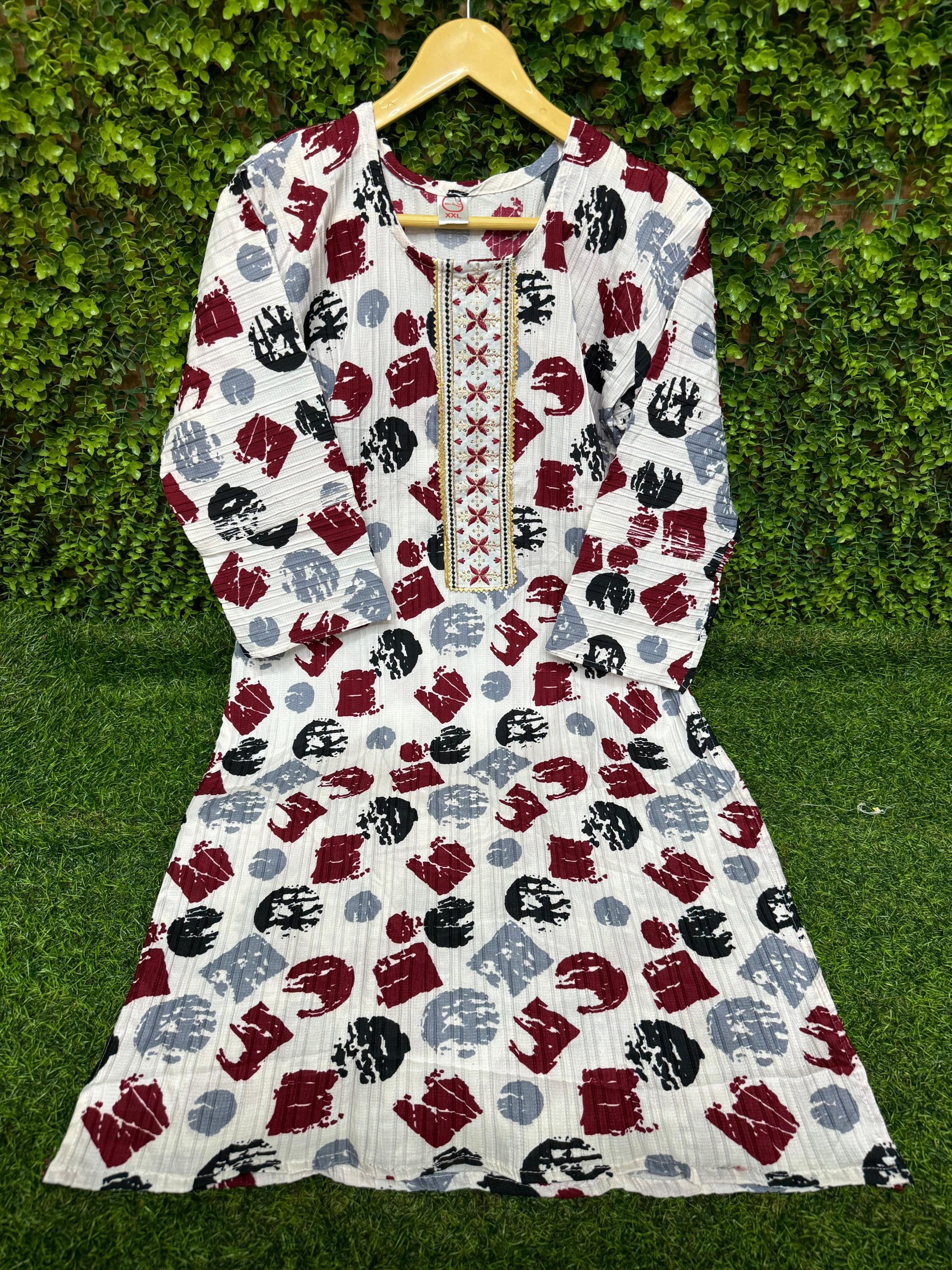 POPCORN SIDE CUT KURTIS