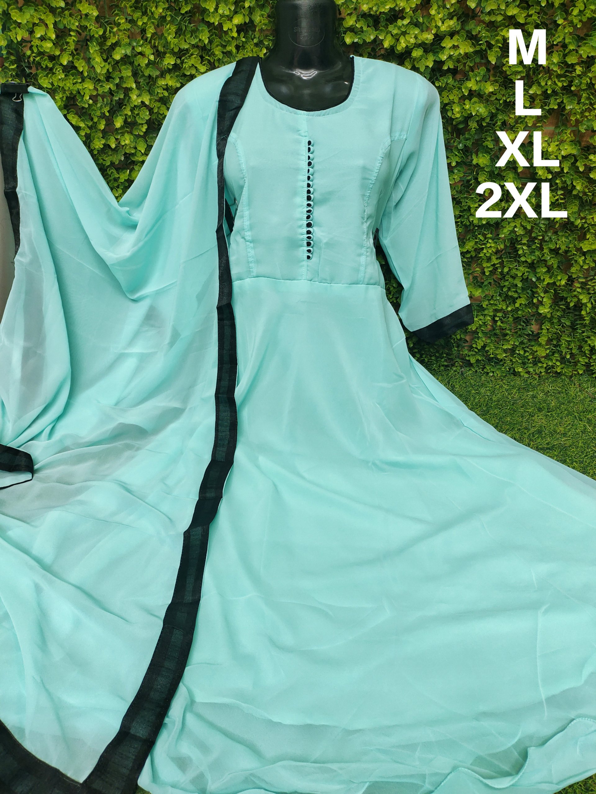 KURTI WITH SHAWL (GEORGETTE)