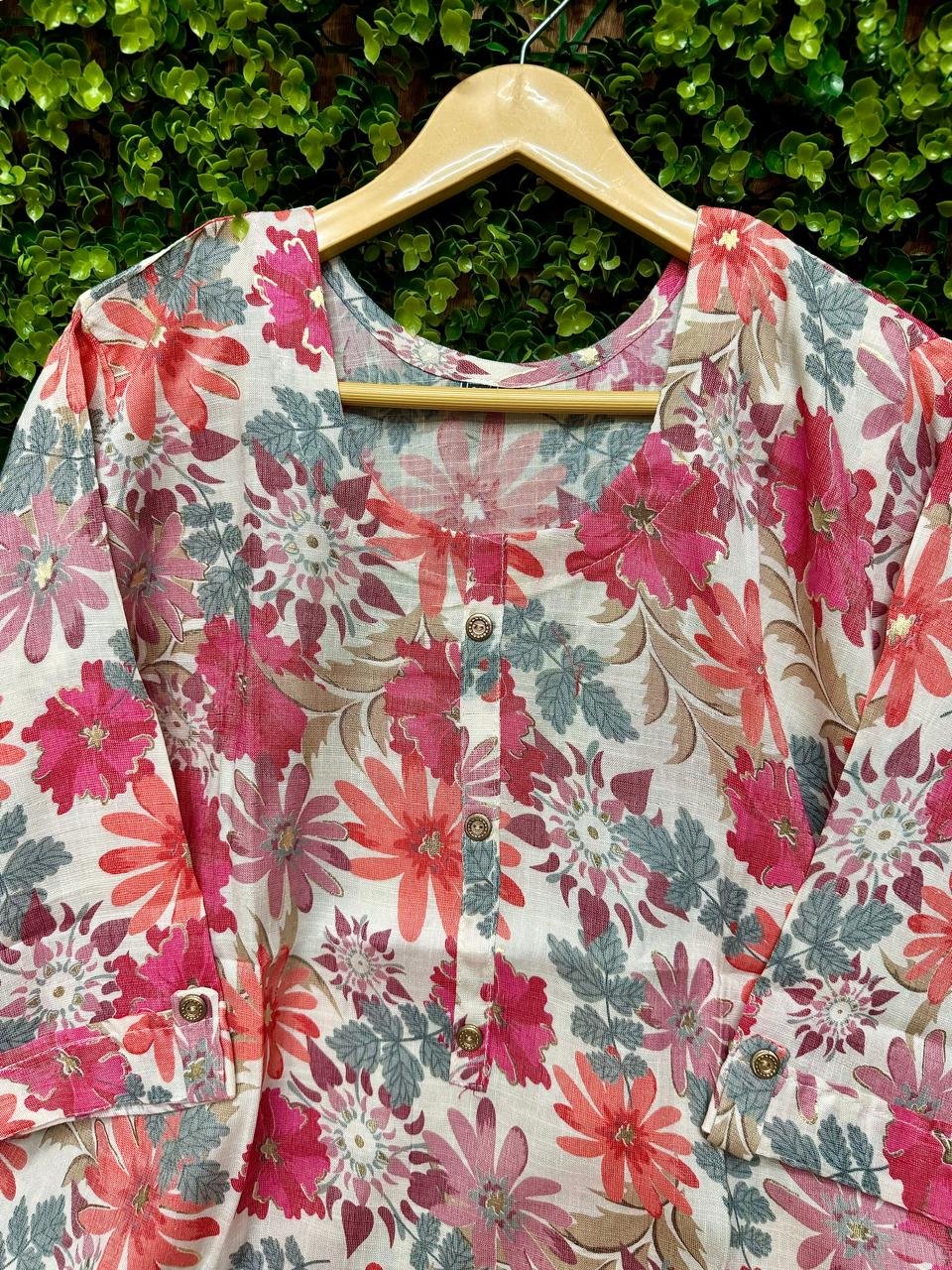 PLUS SIZE SIDE OPEN KURTI