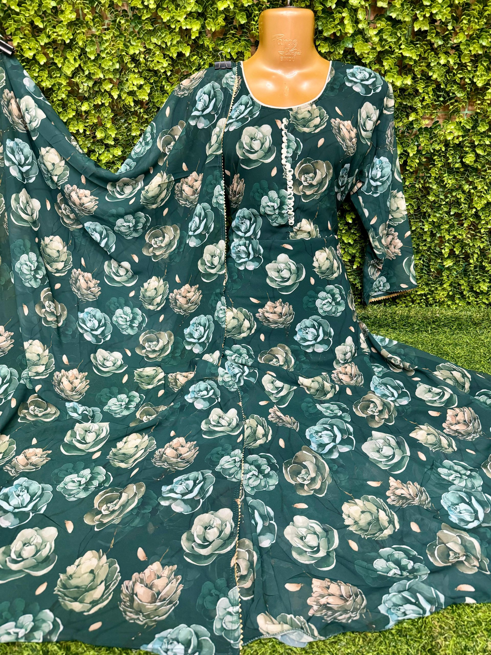 KURTI WITH SHAWL (GEORGETTE)