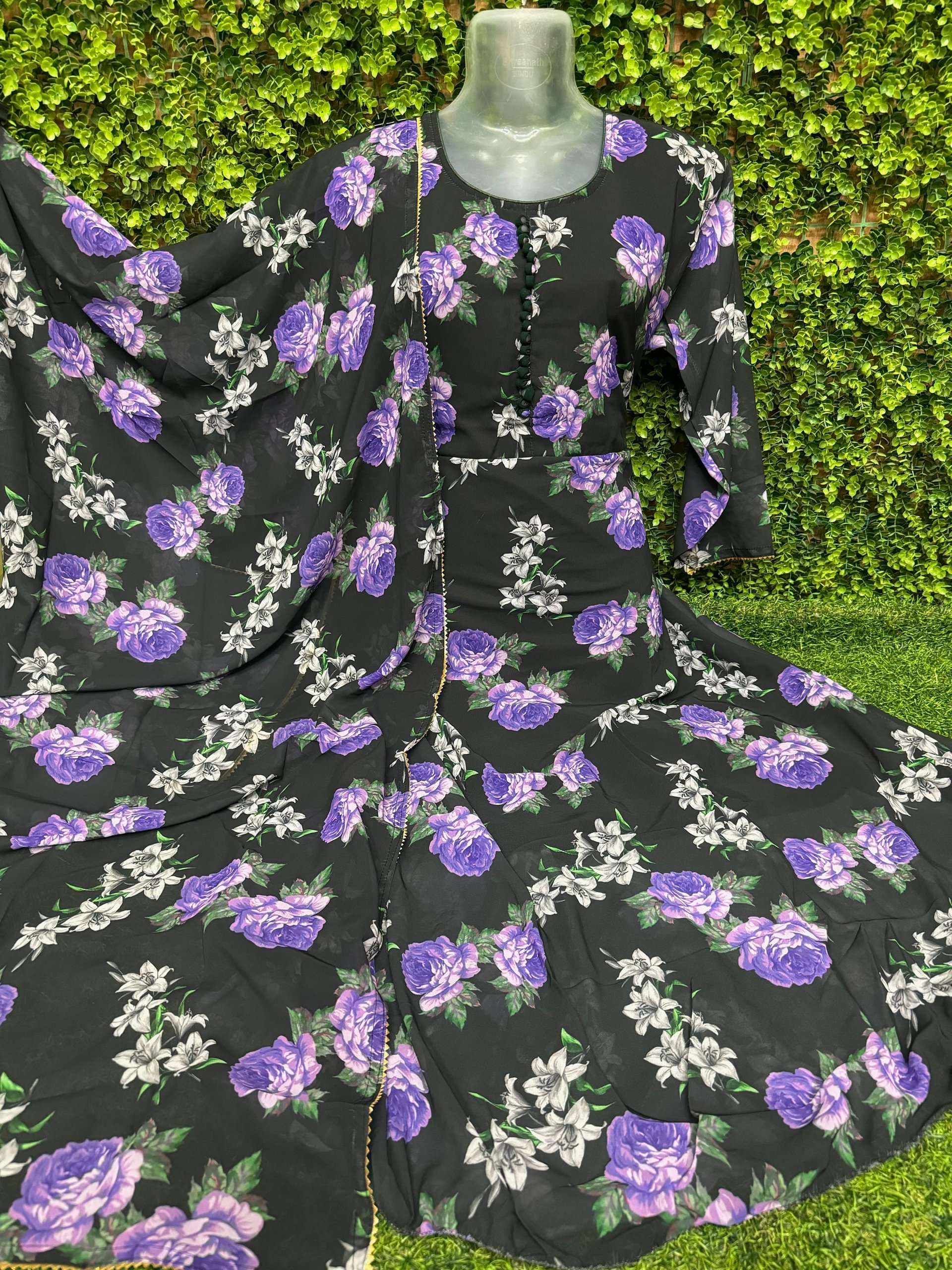 KURTI WITH SHAWL (GEORGETTE)