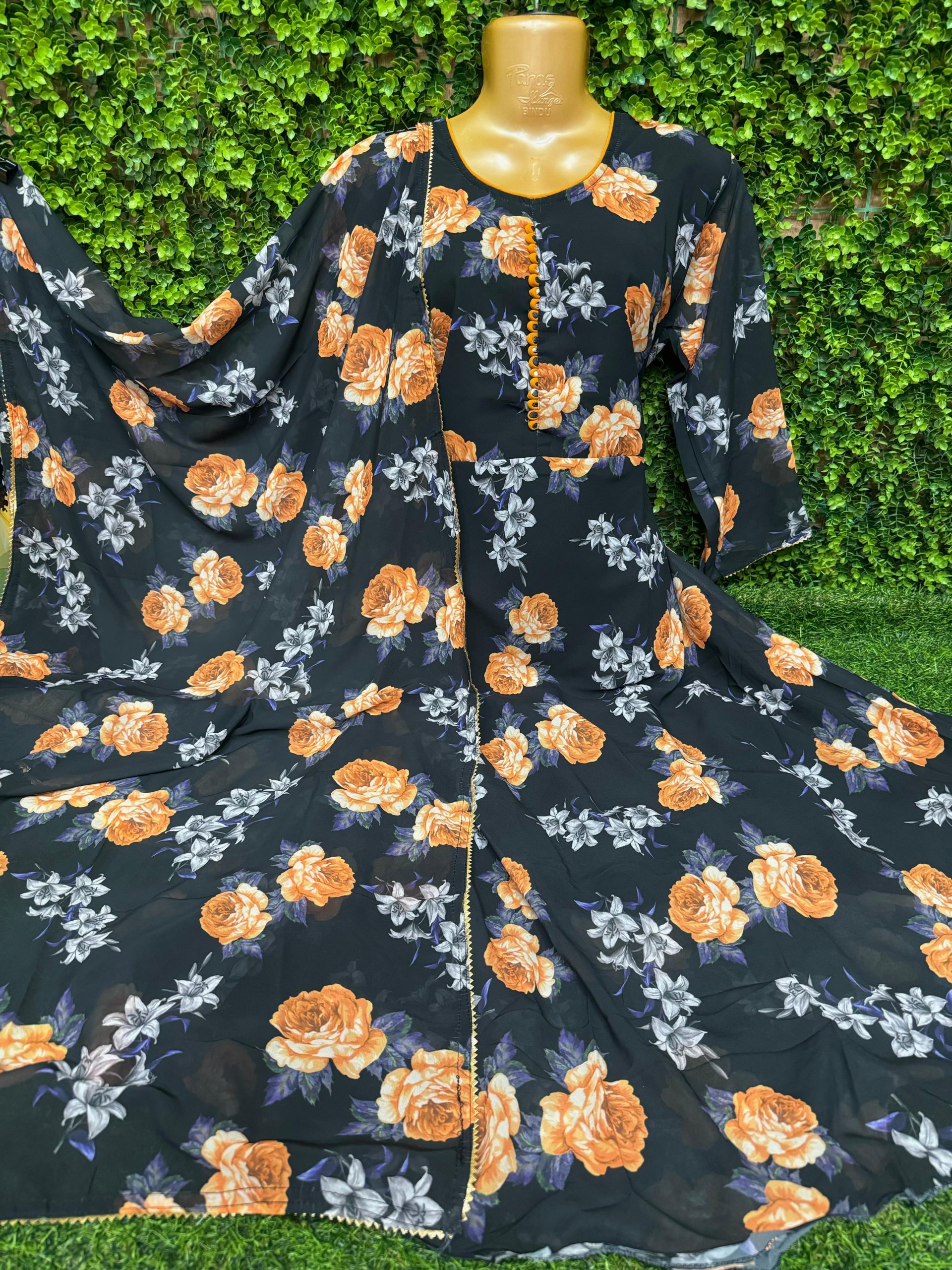 KURTI WITH SHAWL (GEORGETTE)