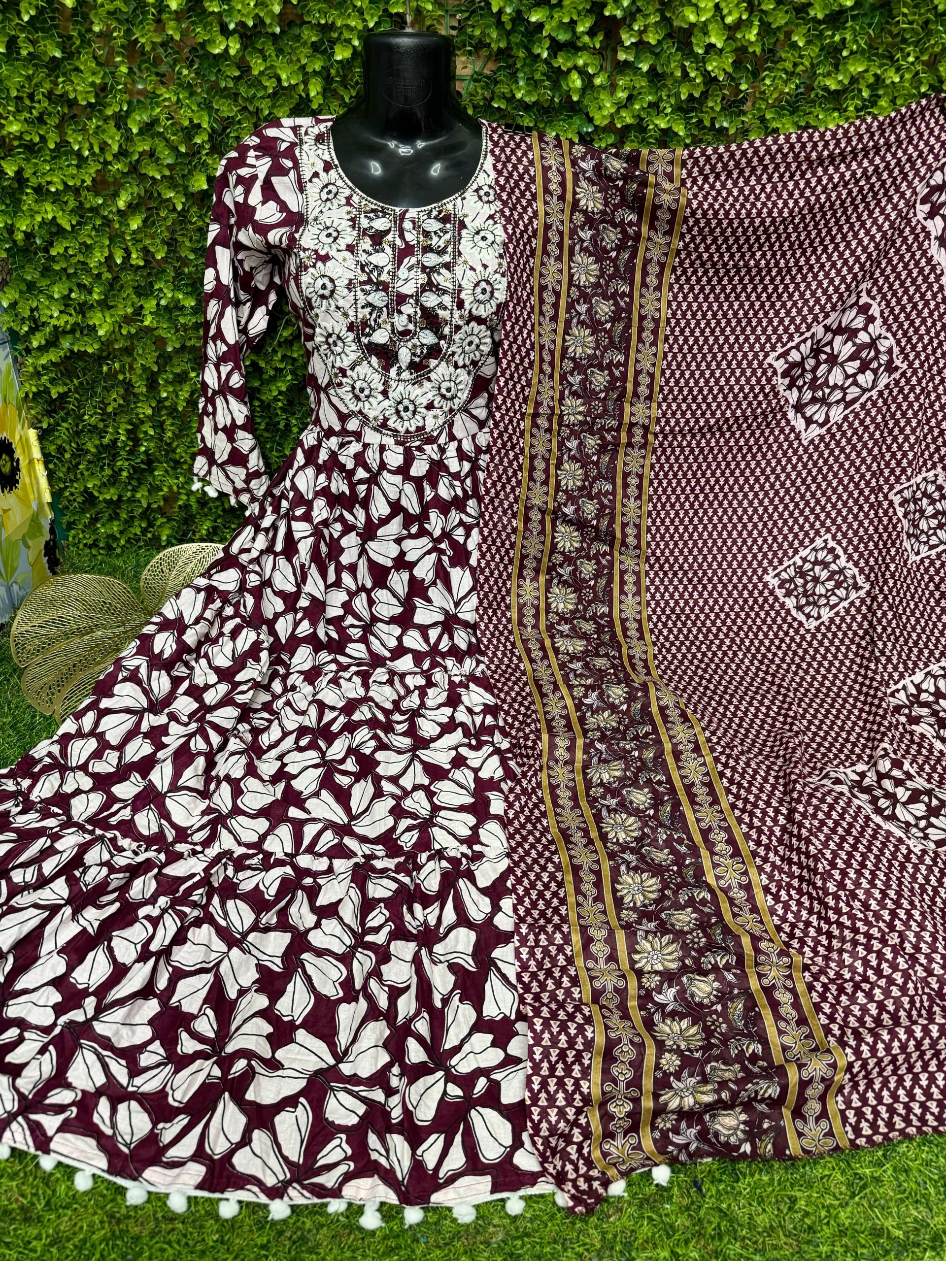 COTTON UMBRELLA KURTI