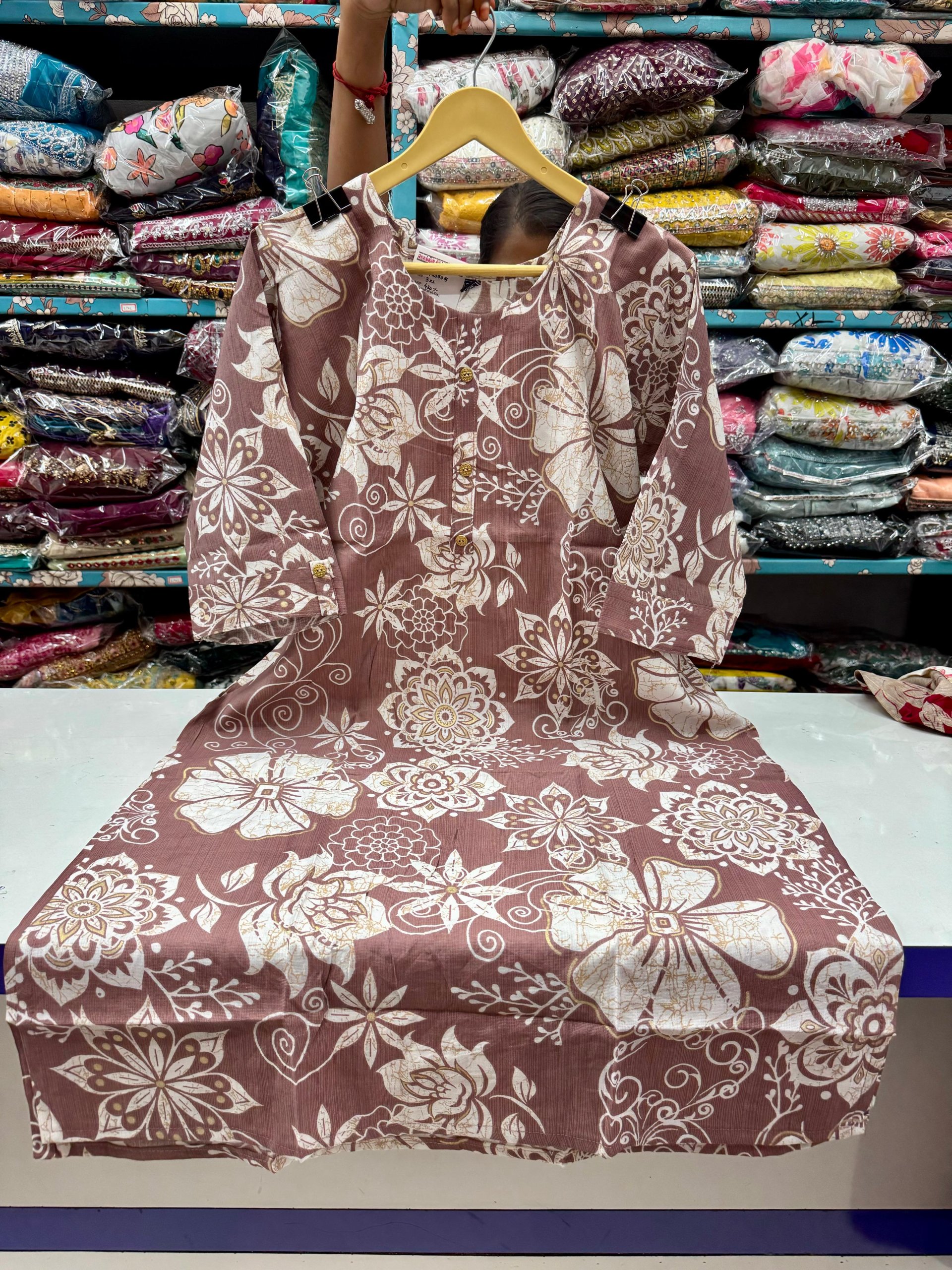 PLUS SIZE SIDE OPEN KURTIS