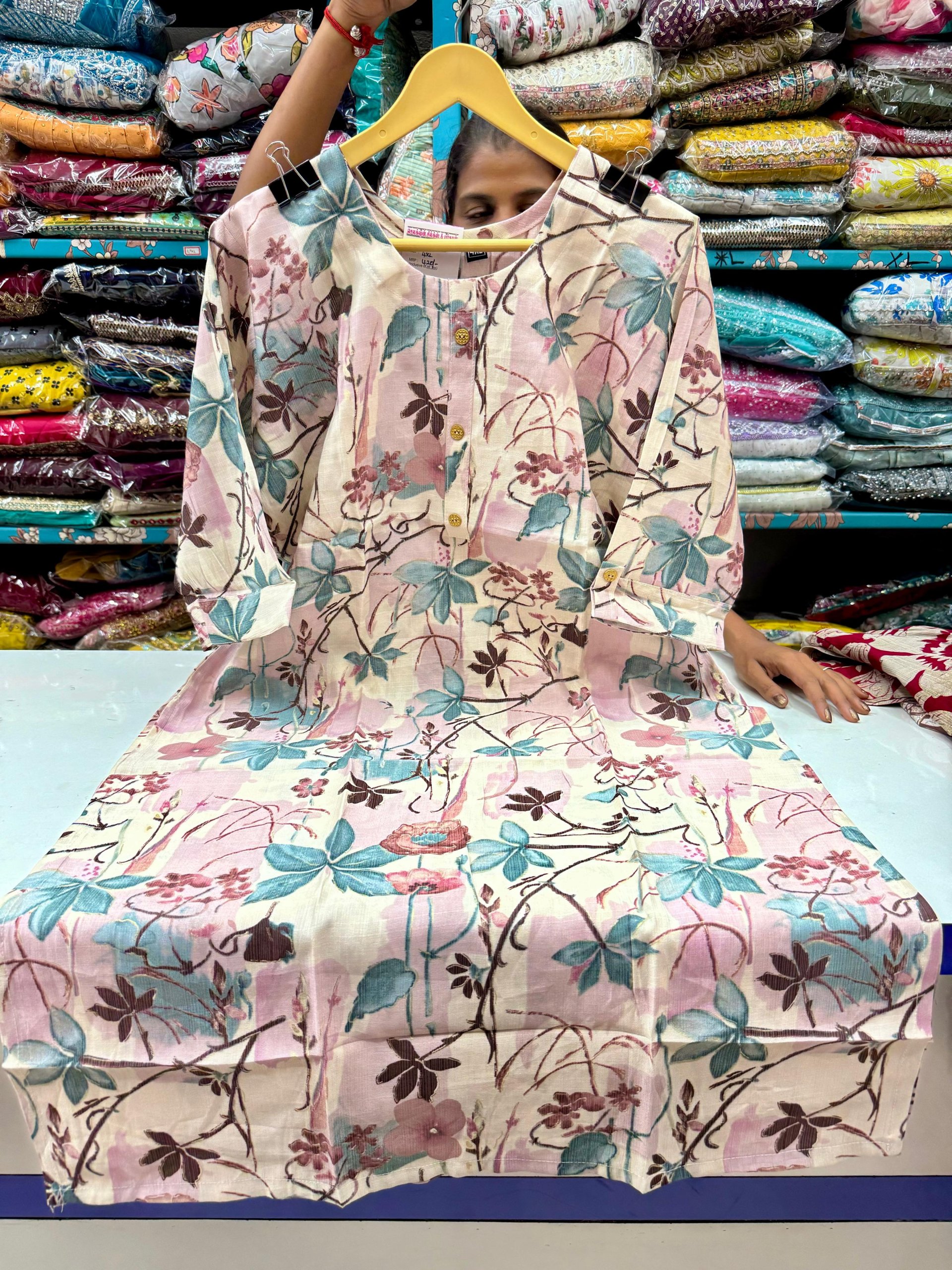 PLUS SIZE SIDE OPEN KURTIS